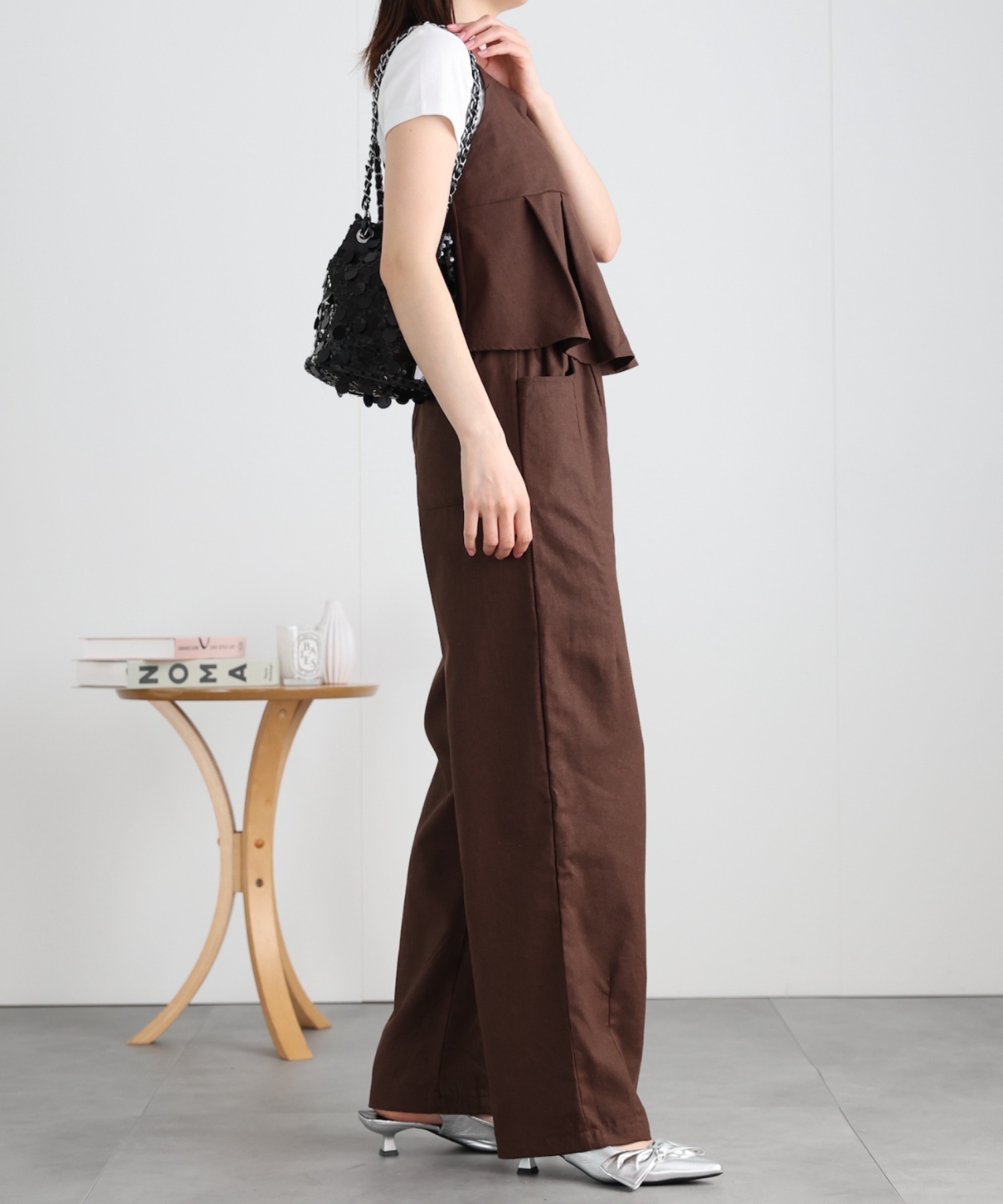 model：162cm 着用サイズ：F