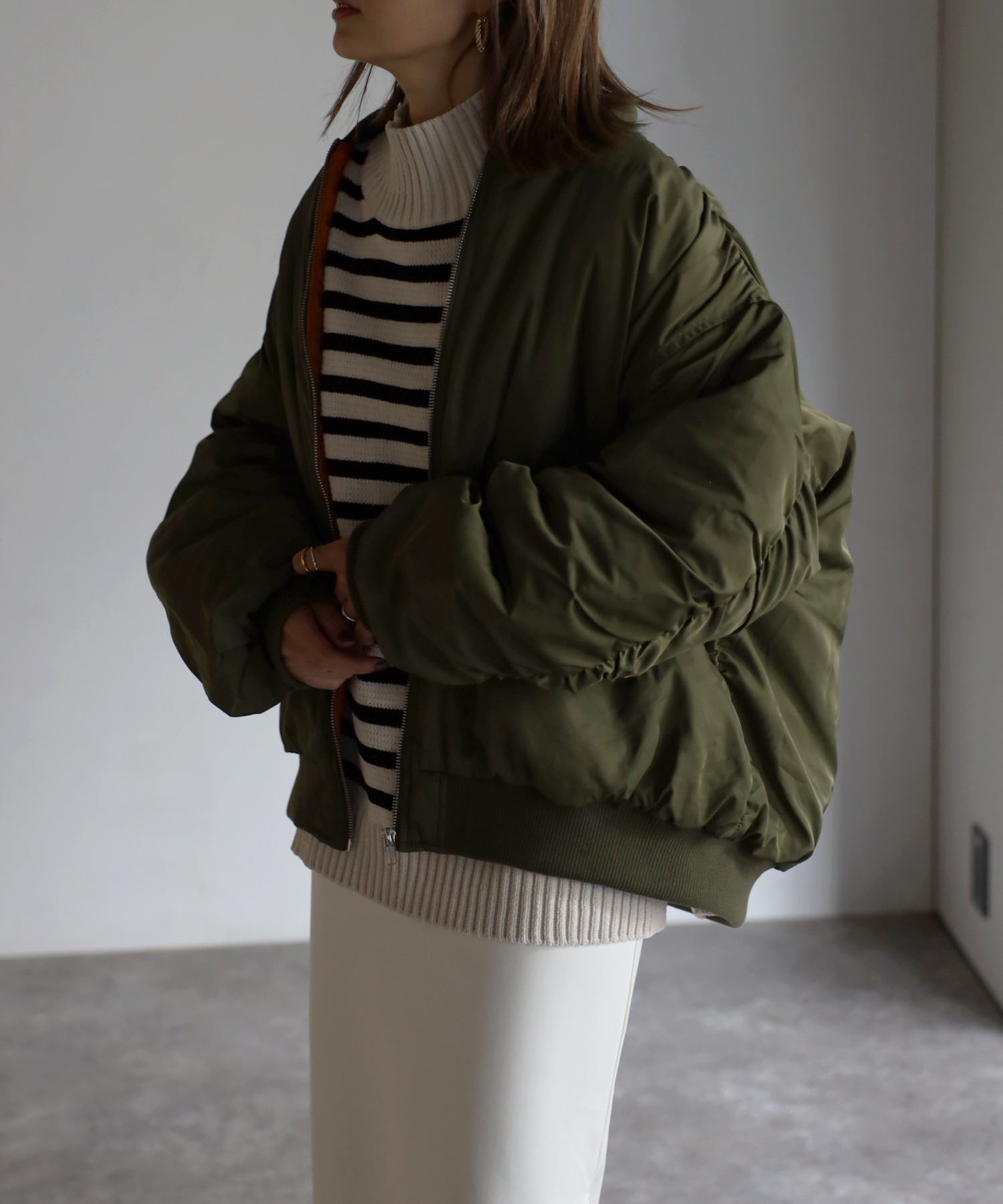 model：H158 着用サイズ：FREE