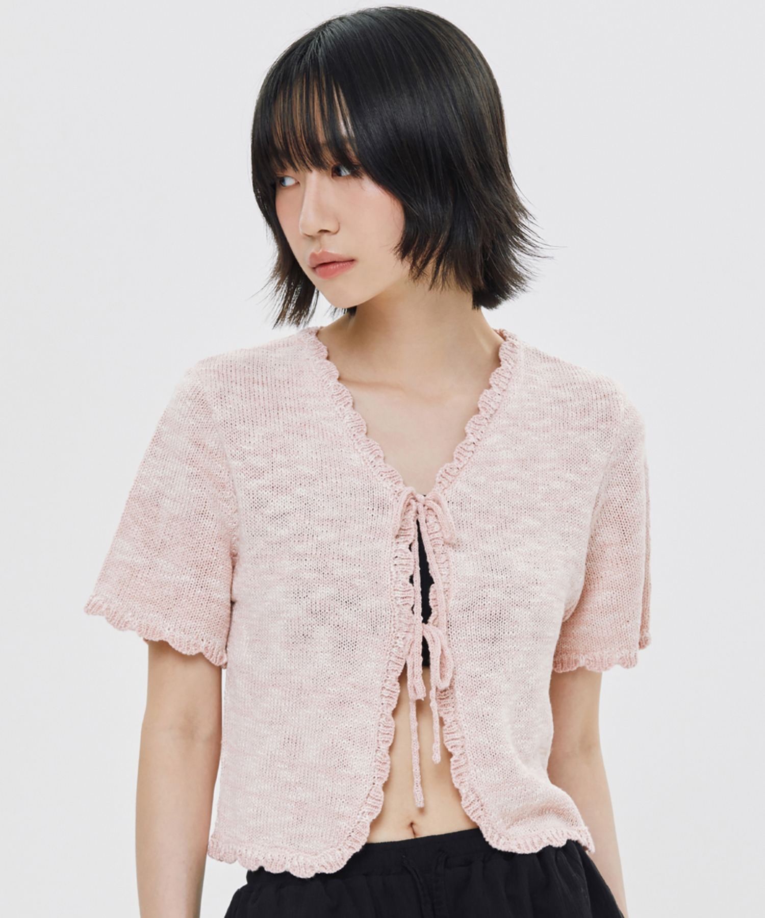 threetimes Romantic lace cardigan レース 半袖 threetimes Romantic lace cardigan 半袖レースの通販 by sok｜ラクマ