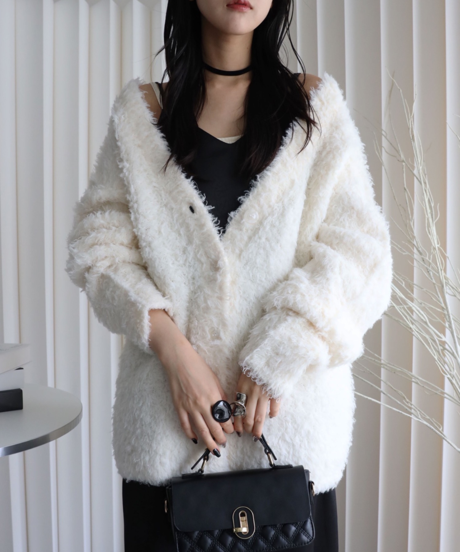 model：164cm. 着用サイズ：FREE