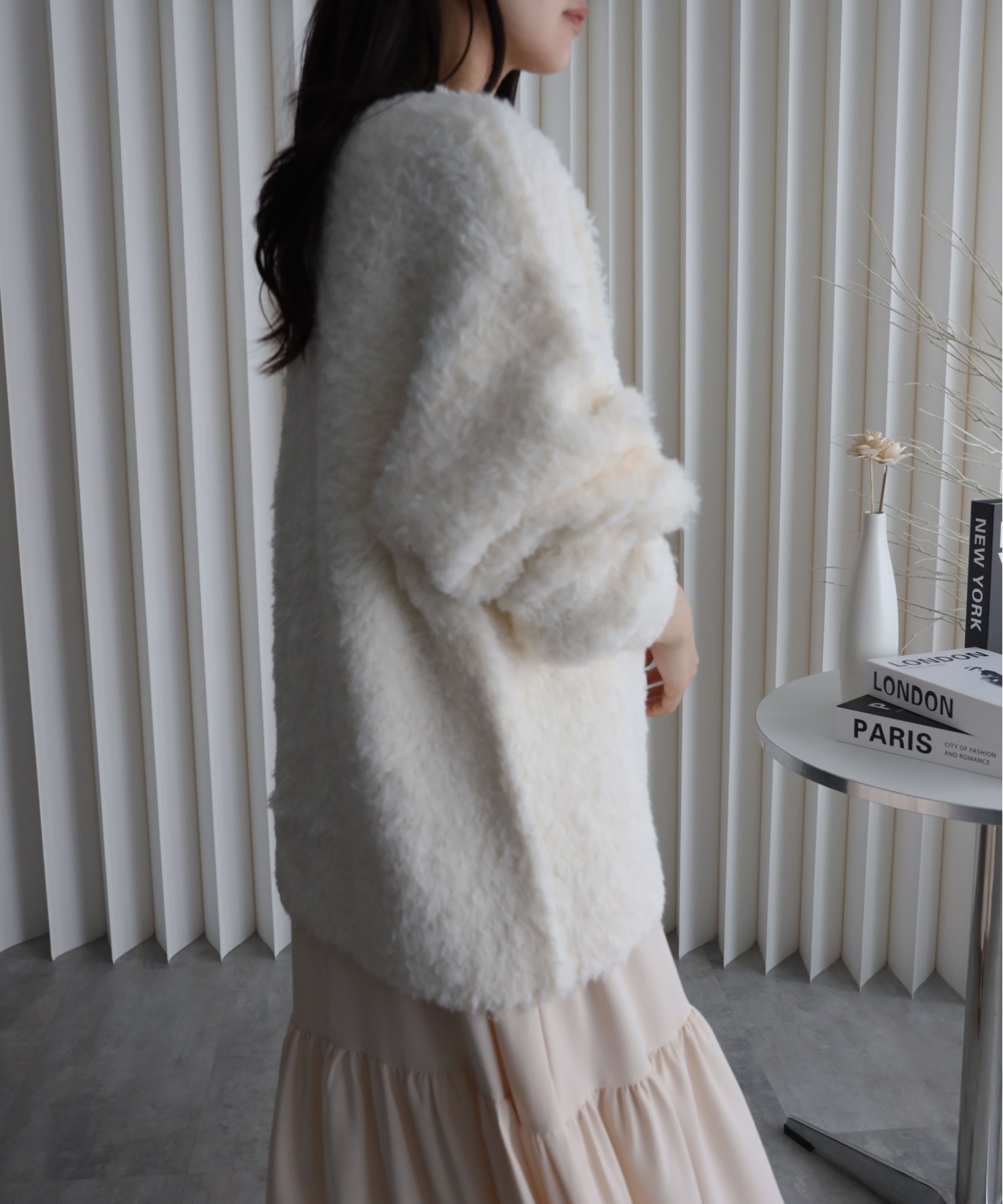 model：164cm. 着用サイズ：FREE