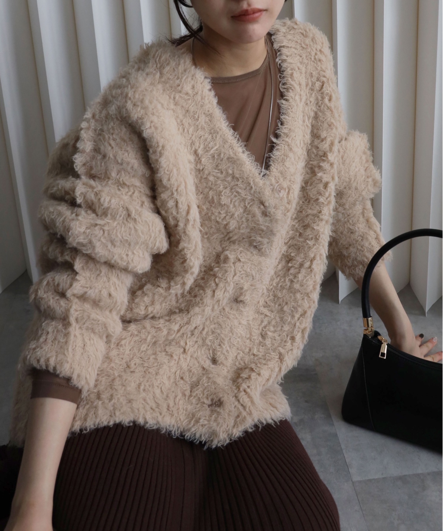 model：164cm. 着用サイズ：FREE