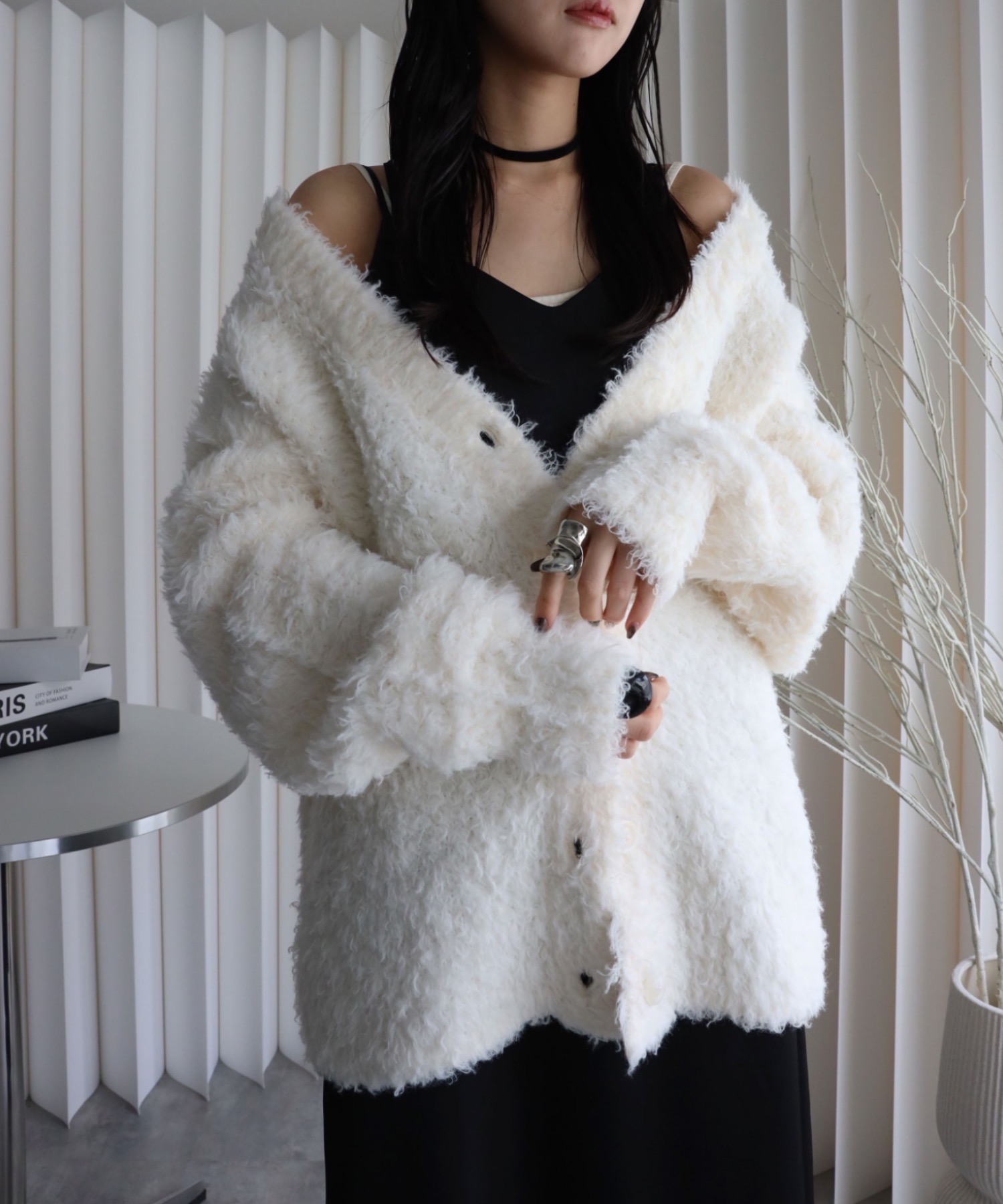 model：164cm. 着用サイズ：FREE