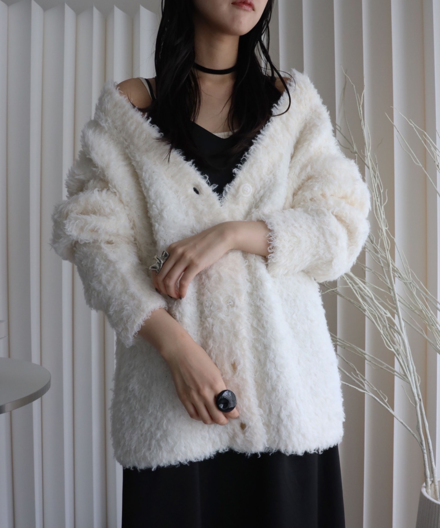 model：164cm. 着用サイズ：FREE