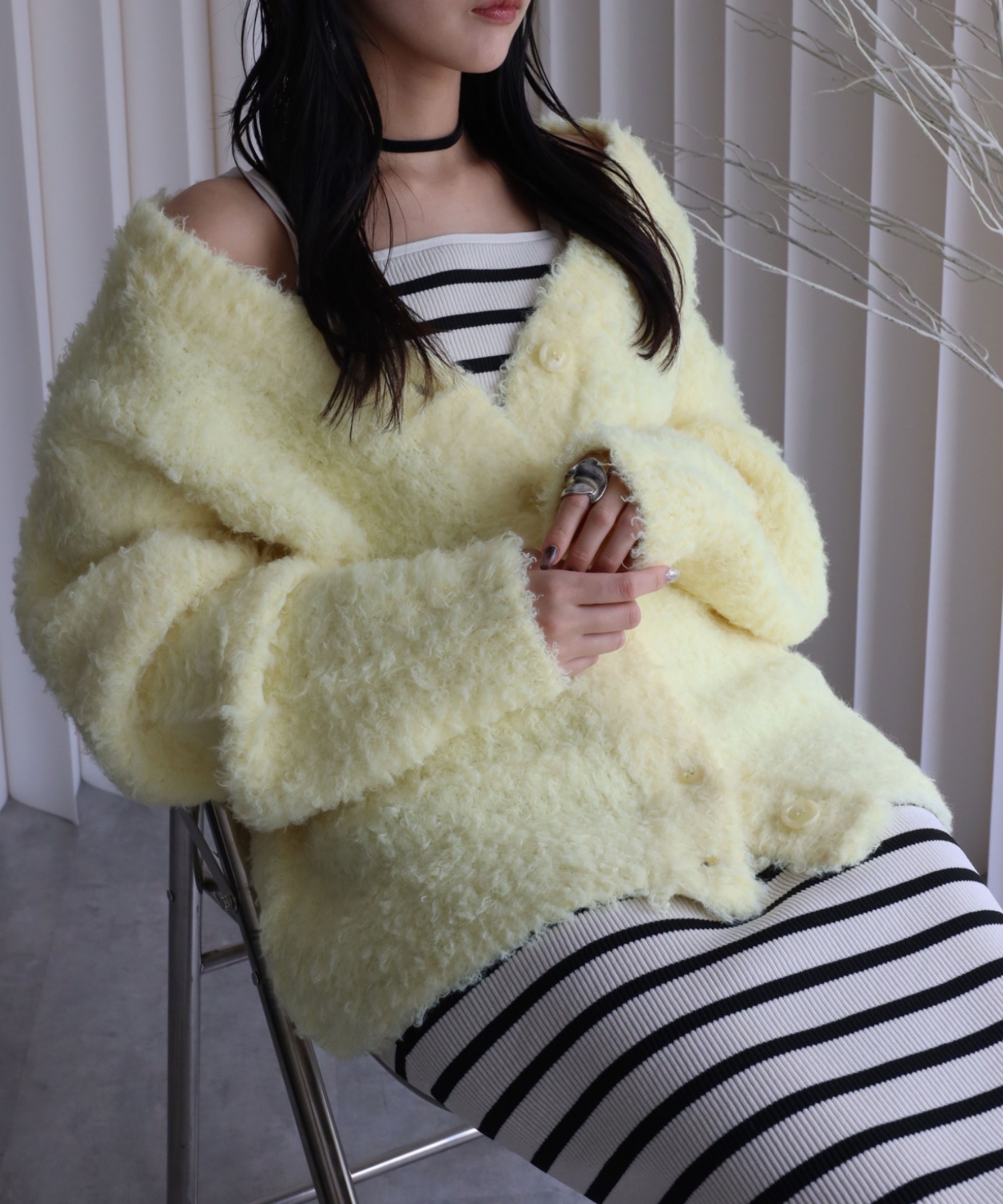model：164cm. 着用サイズ：FREE