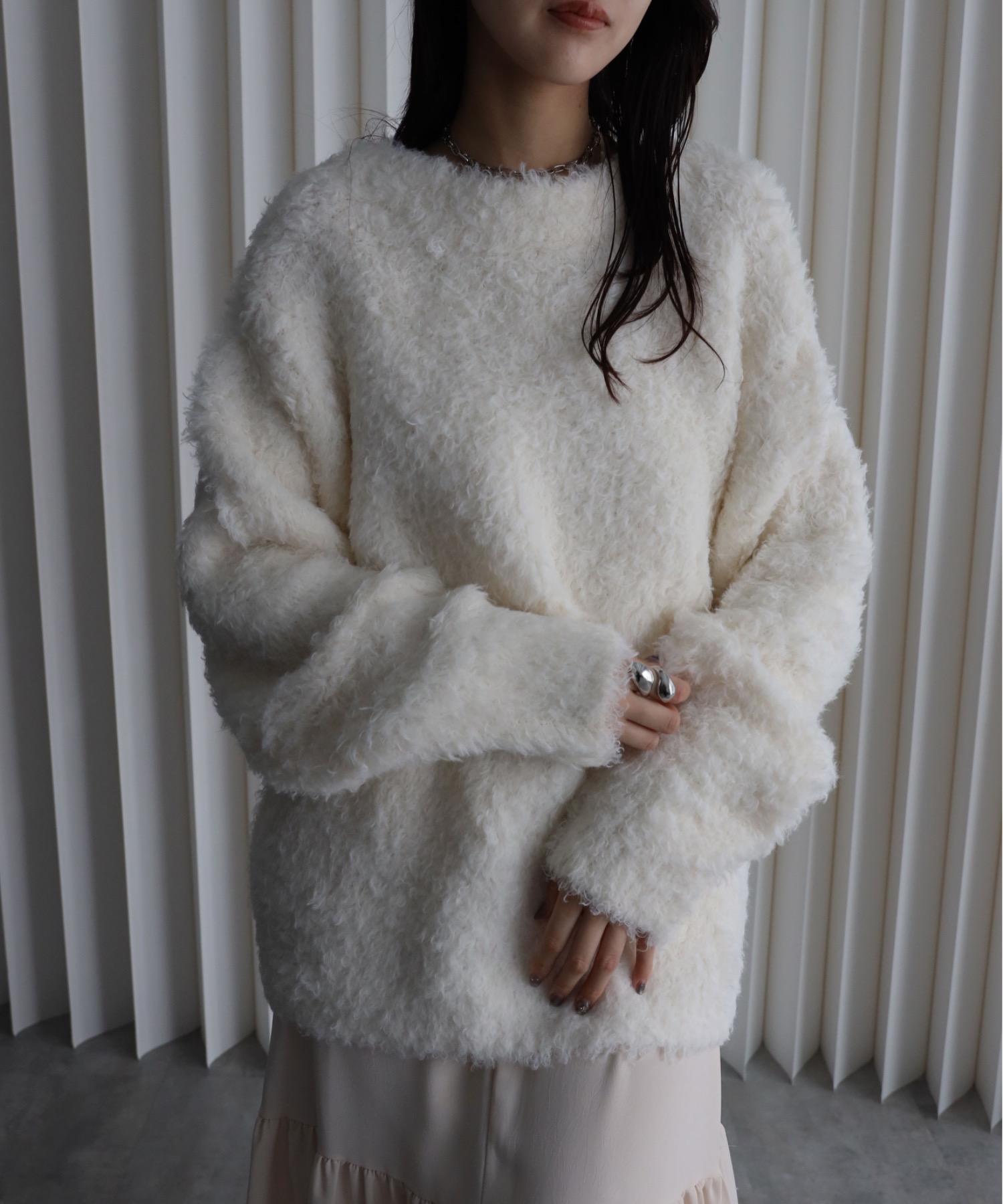 model：164cm. 着用サイズ：FREE