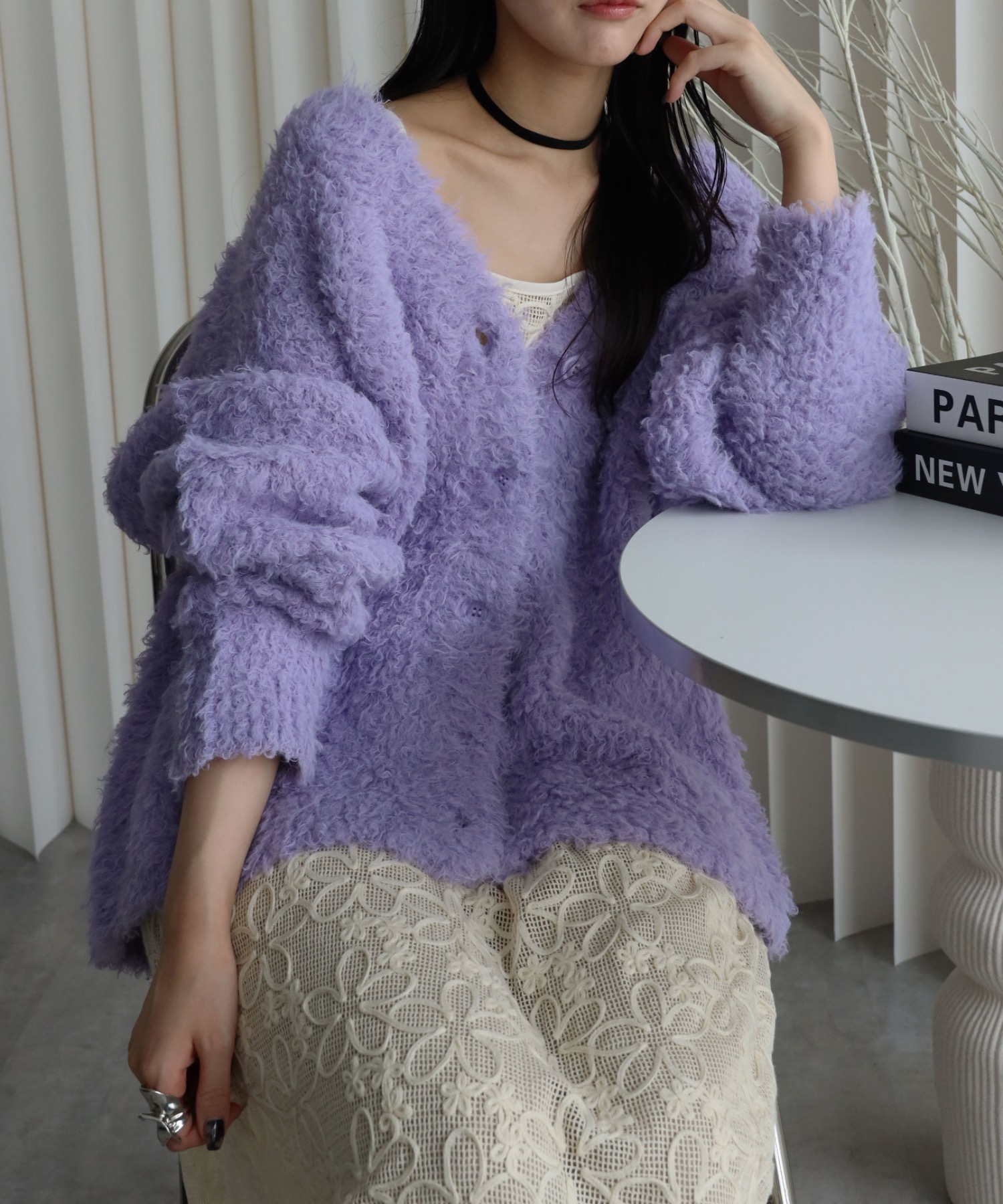 model：164cm. 着用サイズ：FREE