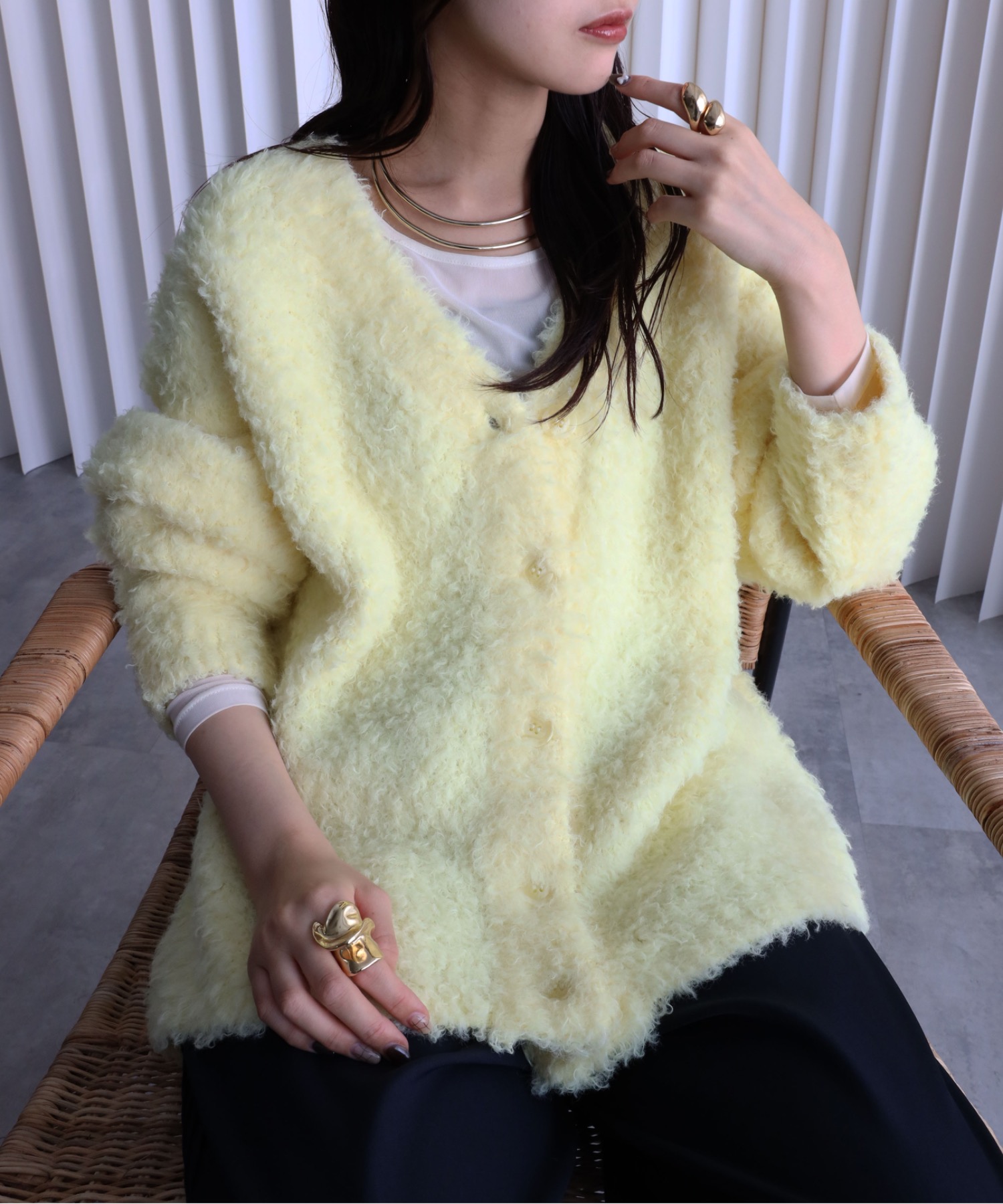 model：164cm. 着用サイズ：FREE