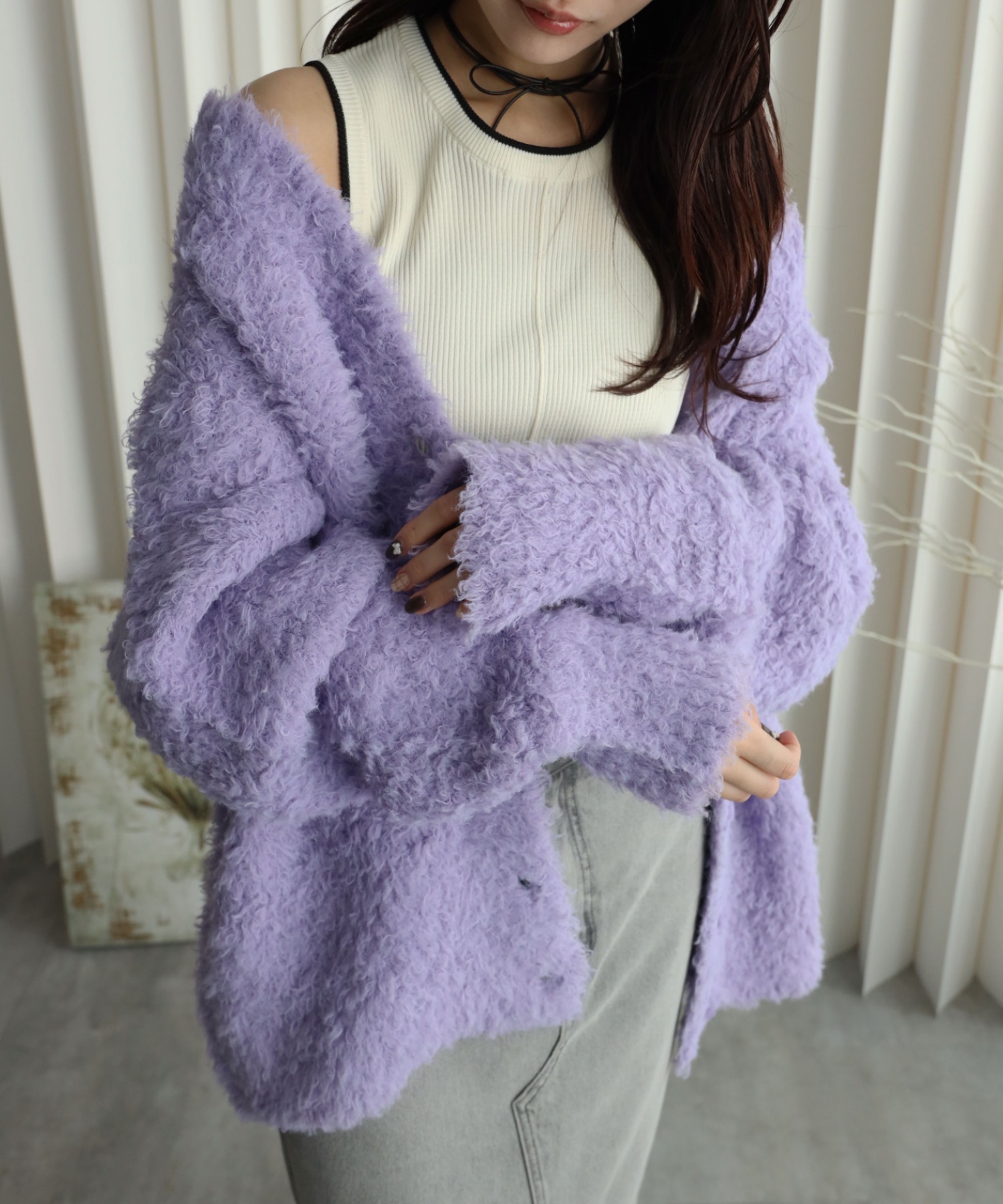 model：164cm. 着用サイズ：FREE