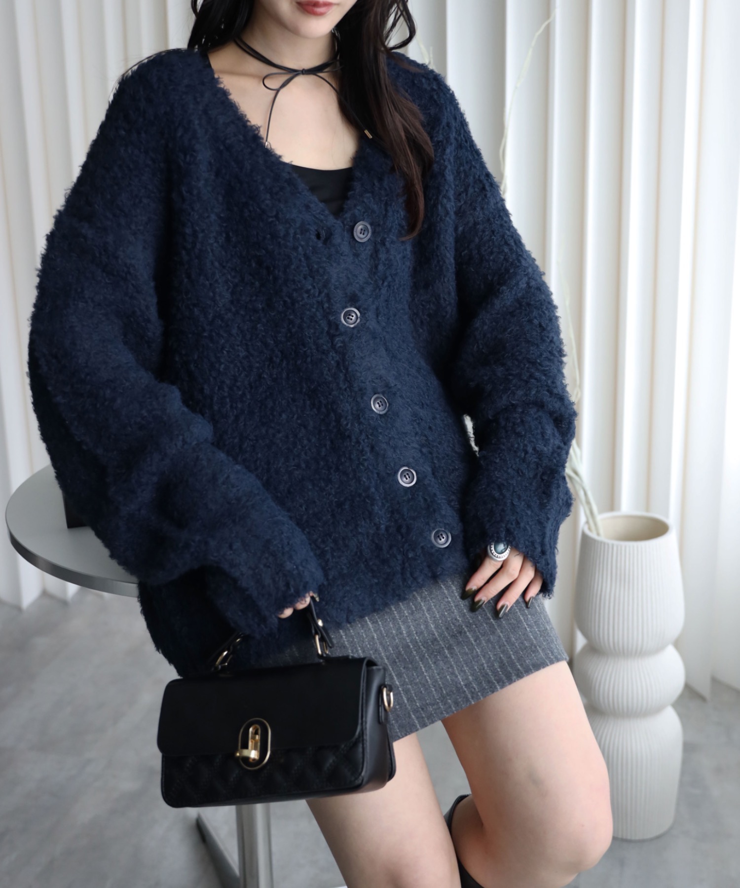 model：164cm. 着用サイズ：FREE