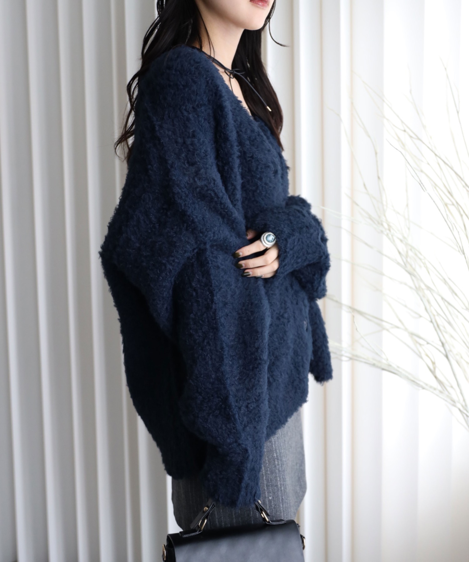 model：164cm. 着用サイズ：FREE
