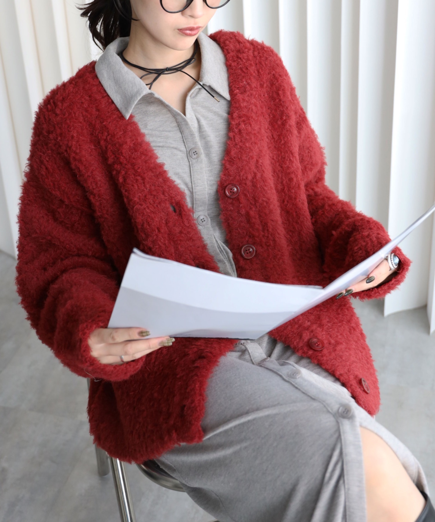 model：164cm. 着用サイズ：FREE