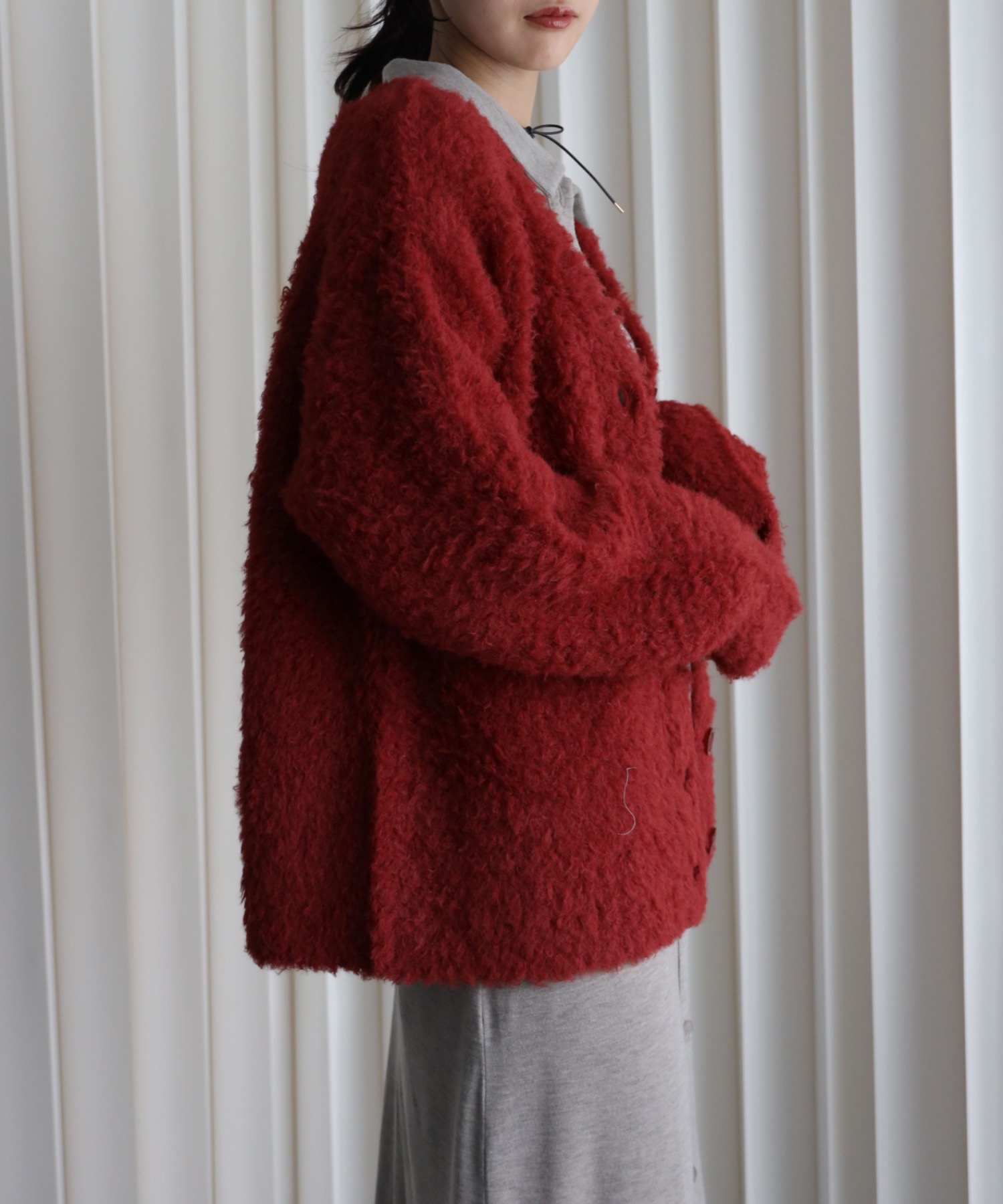 model：164cm. 着用サイズ：FREE