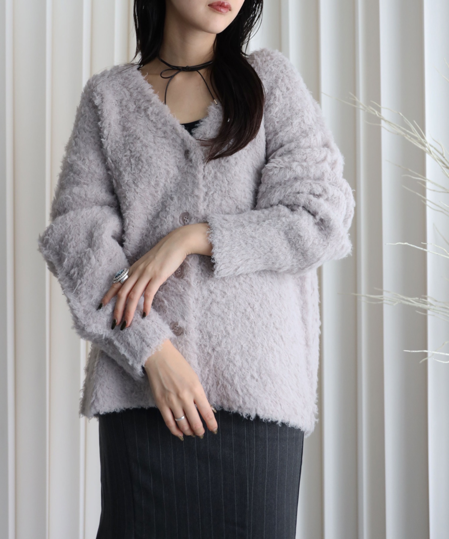 model：164cm. 着用サイズ：FREE
