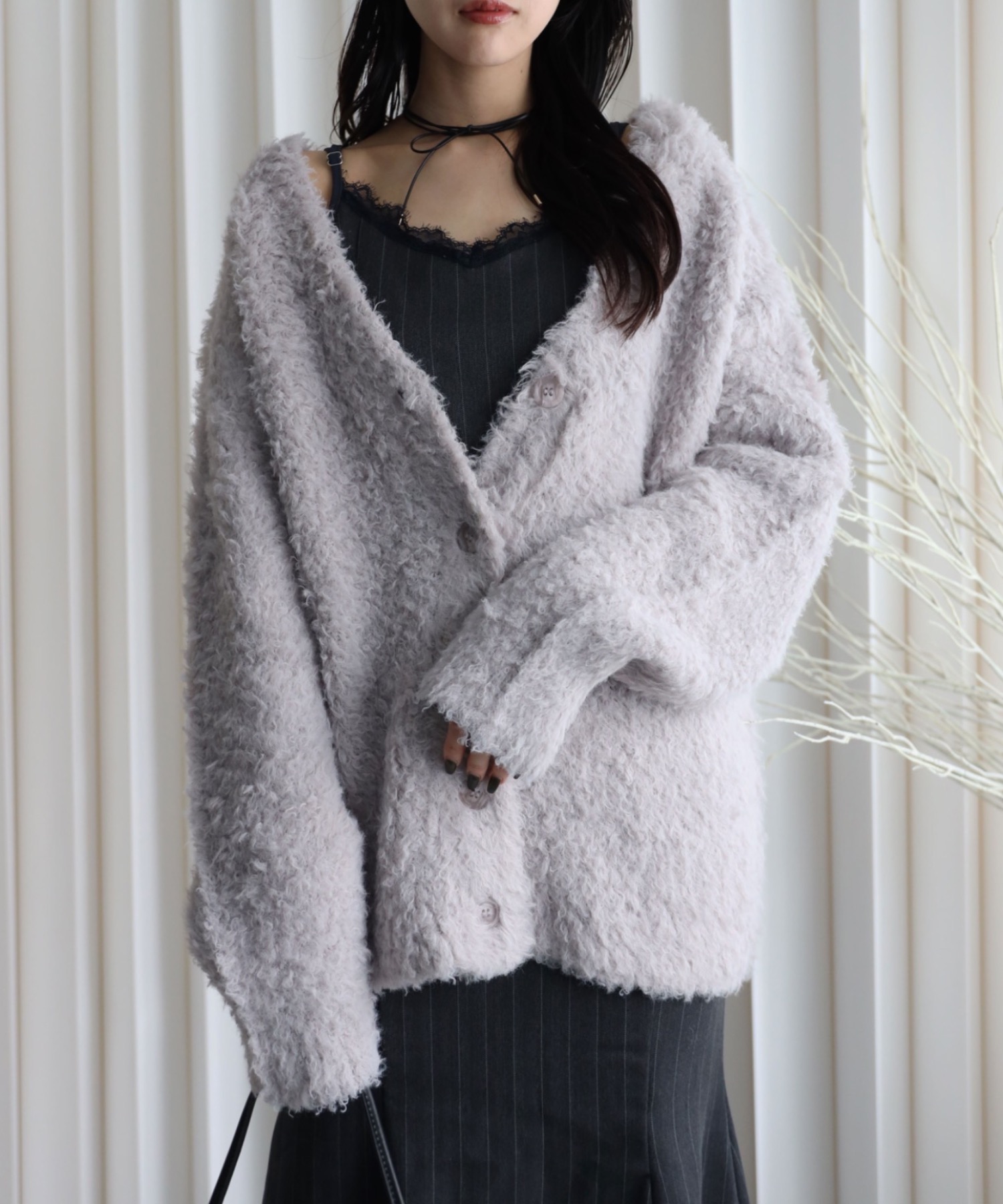 model：164cm. 着用サイズ：FREE