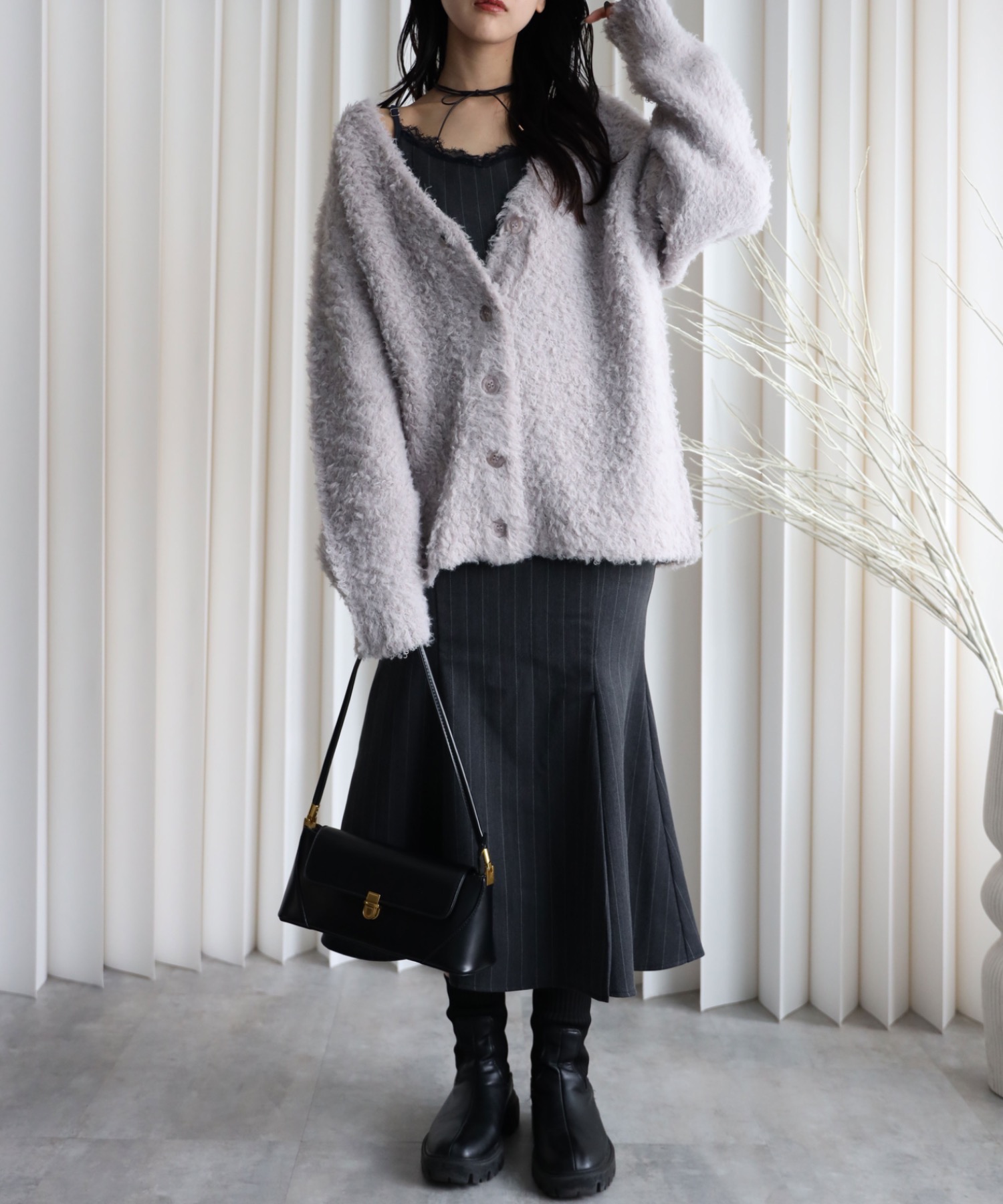 model：164cm. 着用サイズ：FREE