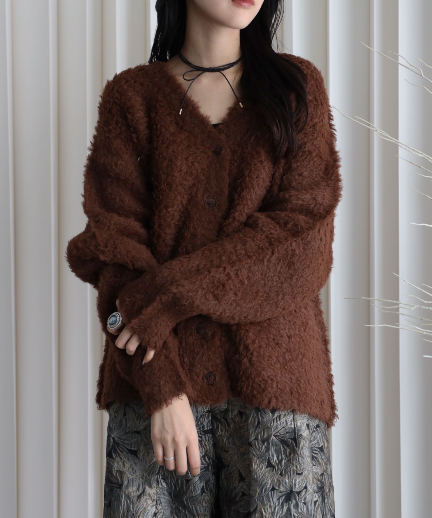model：164cm. 着用サイズ：FREE