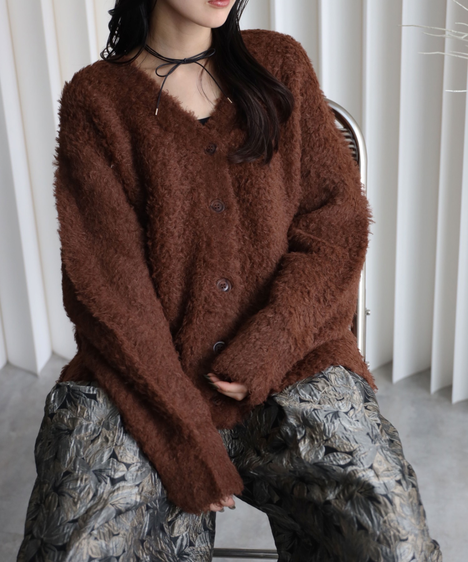 model：164cm. 着用サイズ：FREE