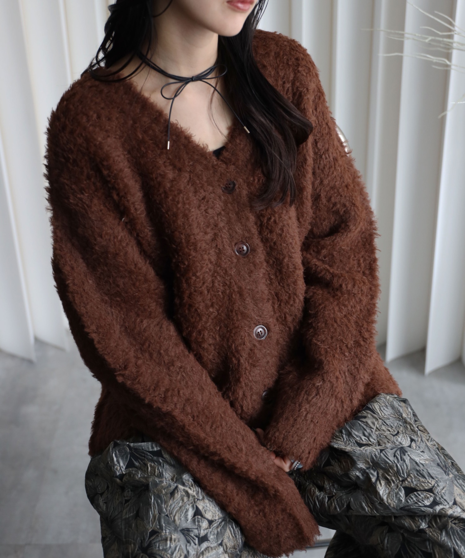 model：164cm. 着用サイズ：FREE