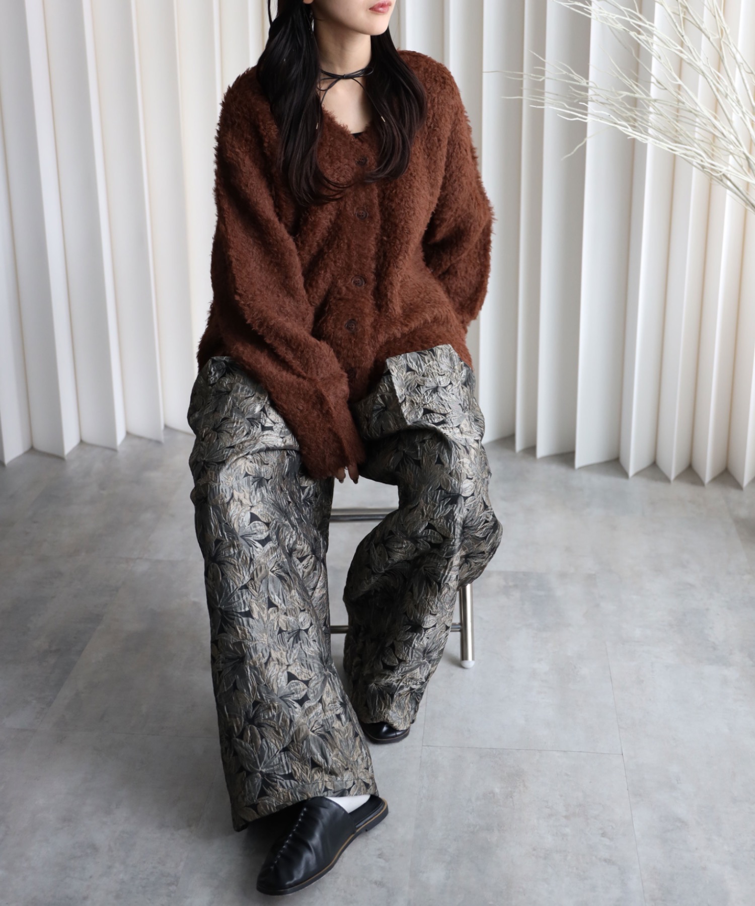 model：164cm. 着用サイズ：FREE