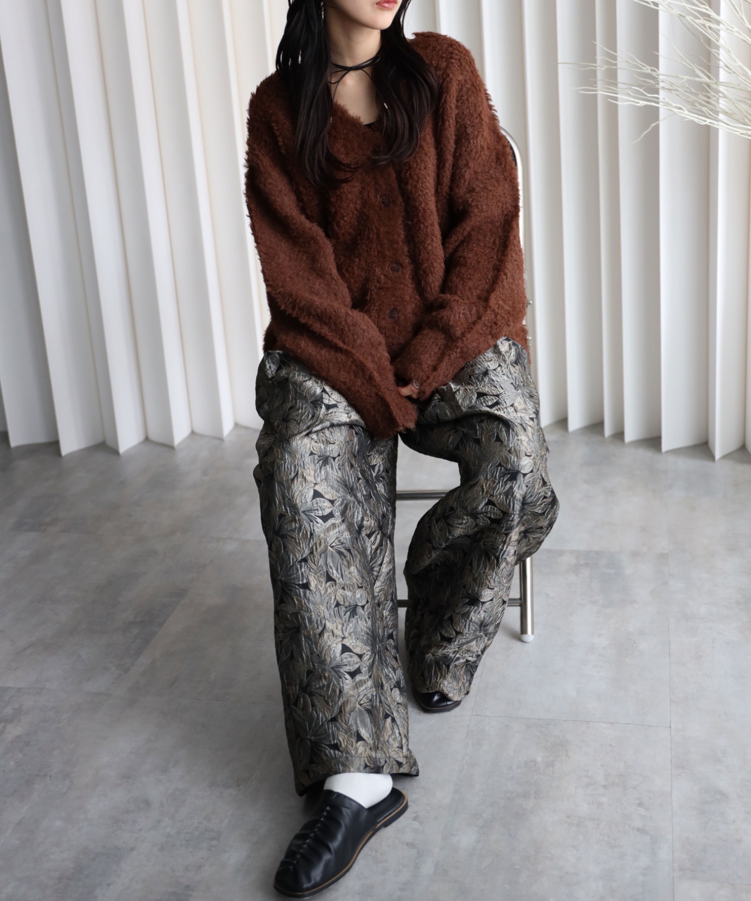 model：164cm. 着用サイズ：FREE