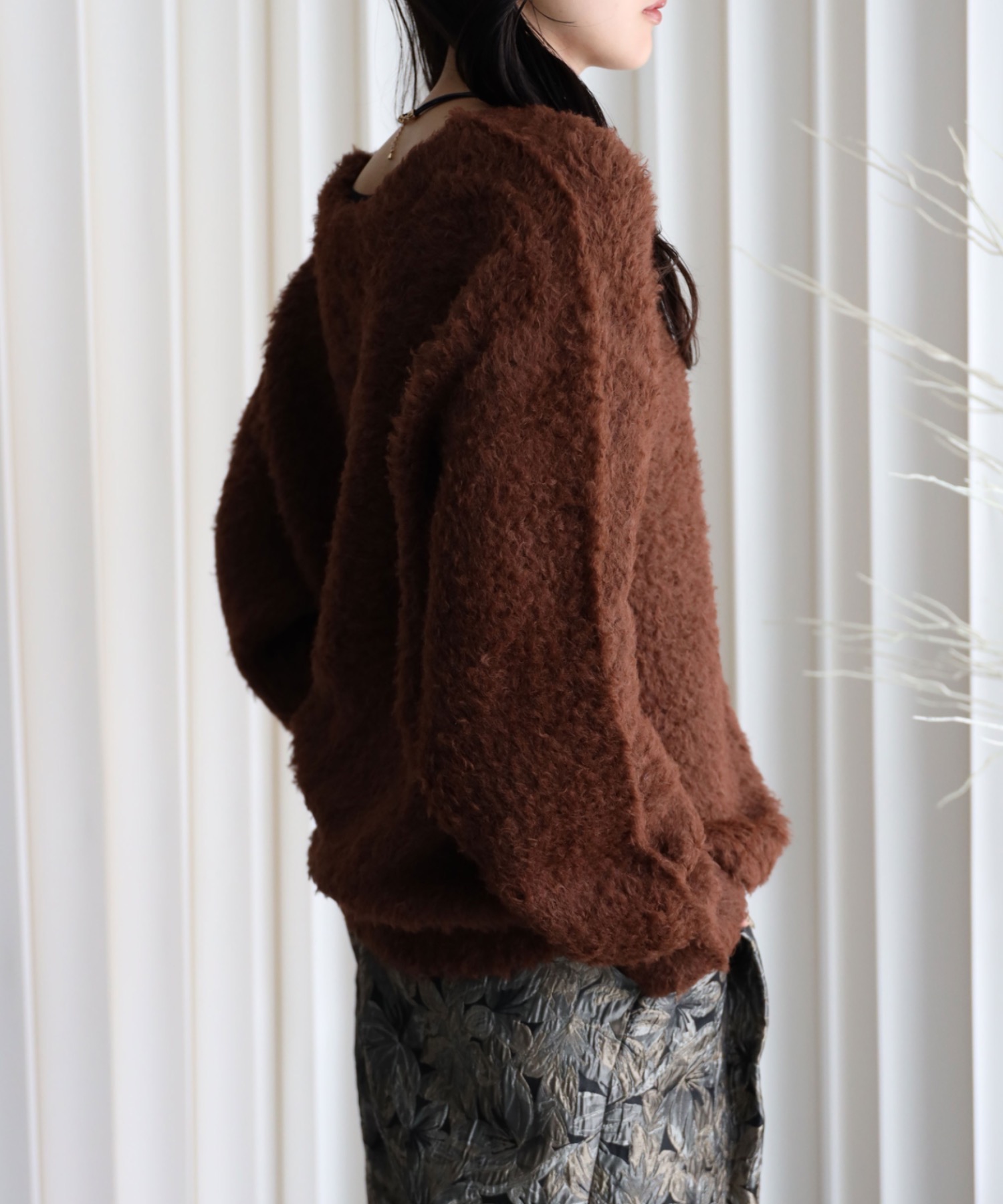 model：164cm. 着用サイズ：FREE