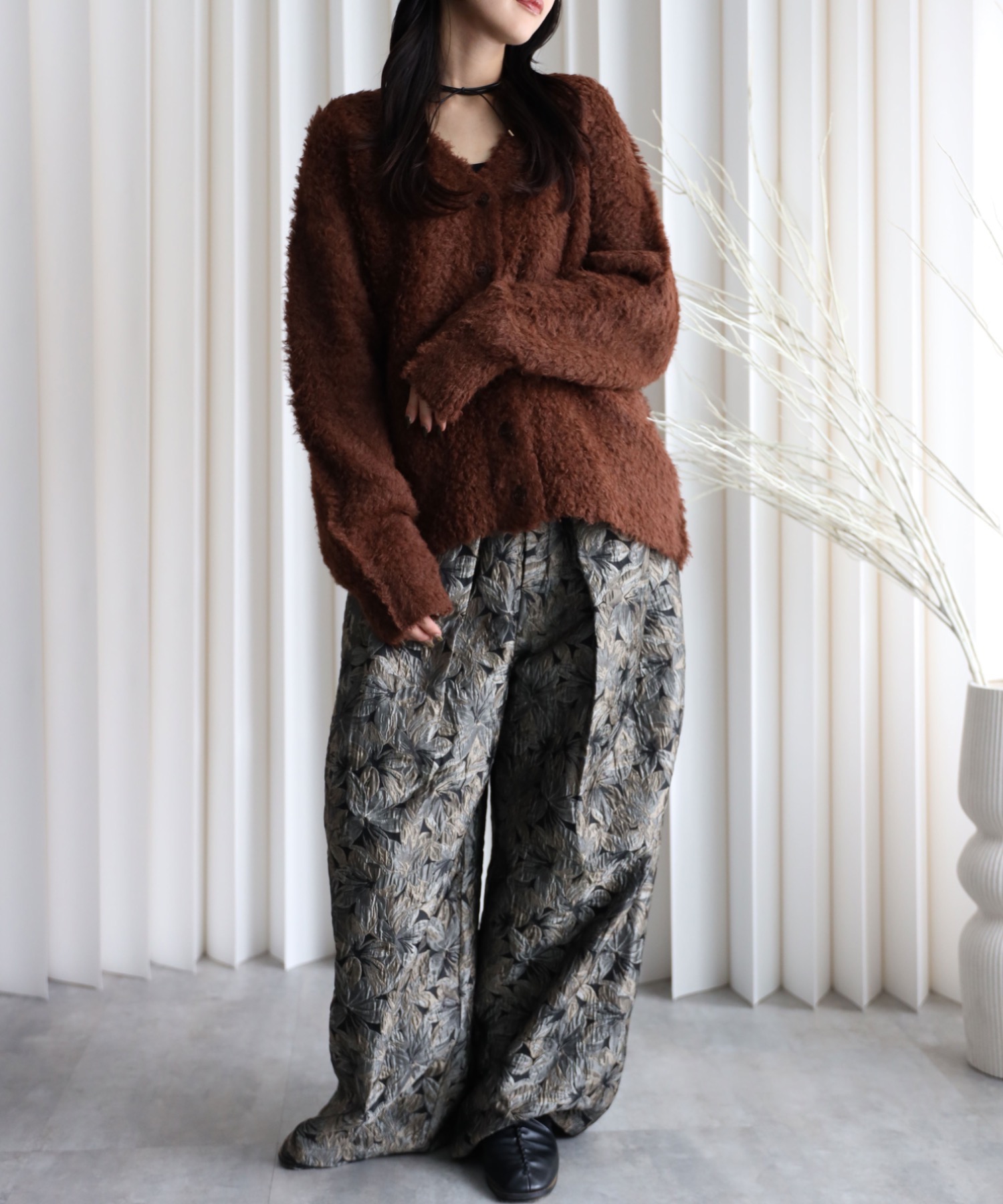 model：164cm. 着用サイズ：FREE