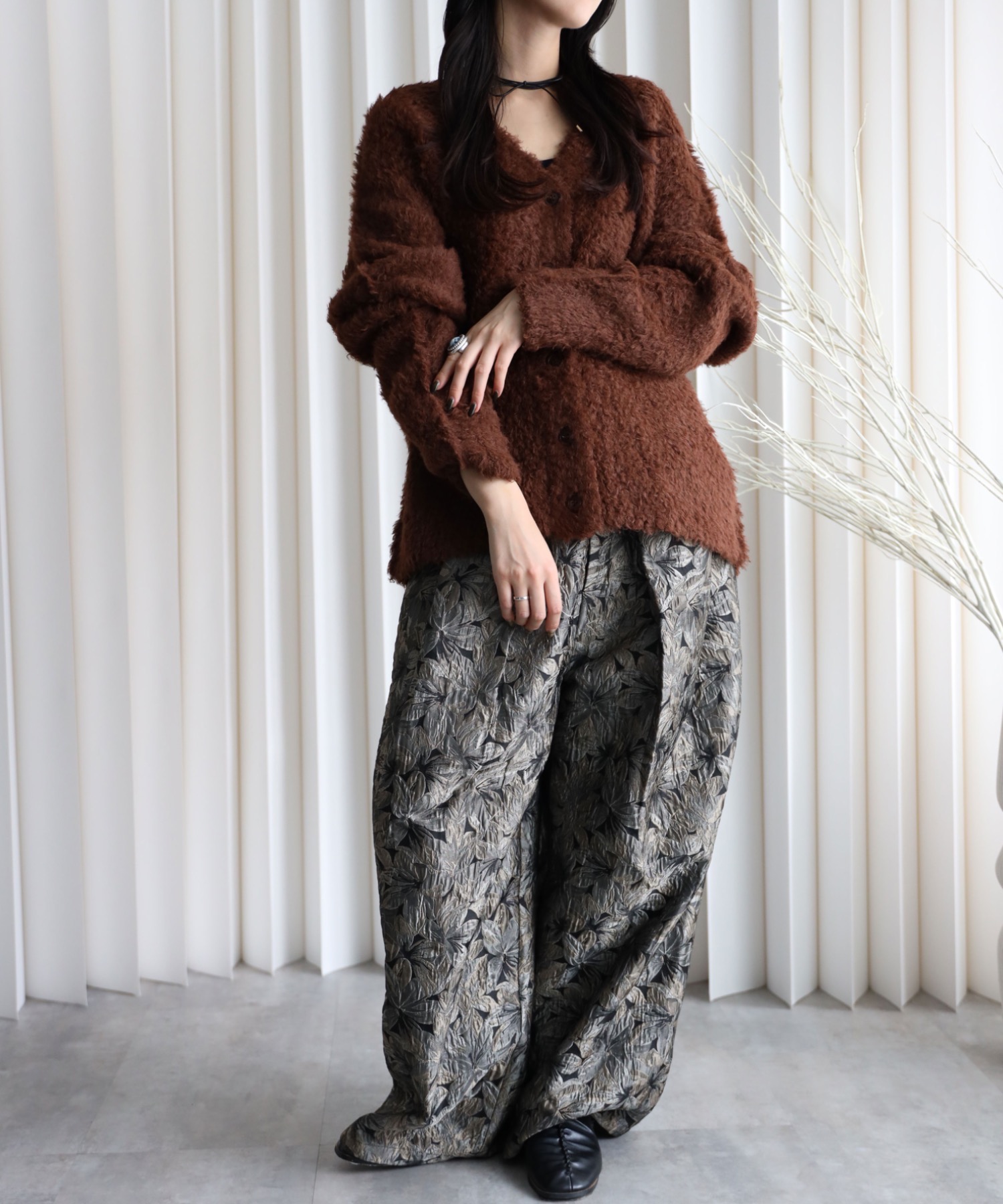 model：164cm. 着用サイズ：FREE