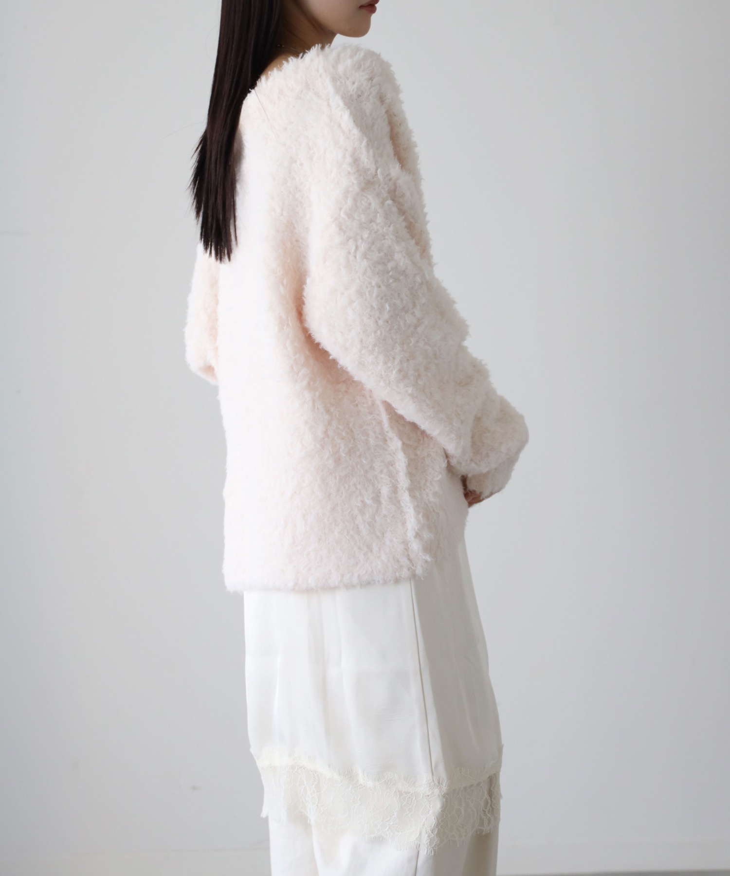 model：164cm. 着用サイズ：FREE