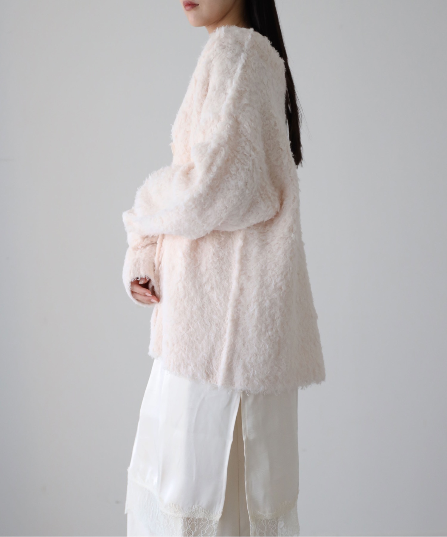 model：164cm. 着用サイズ：FREE