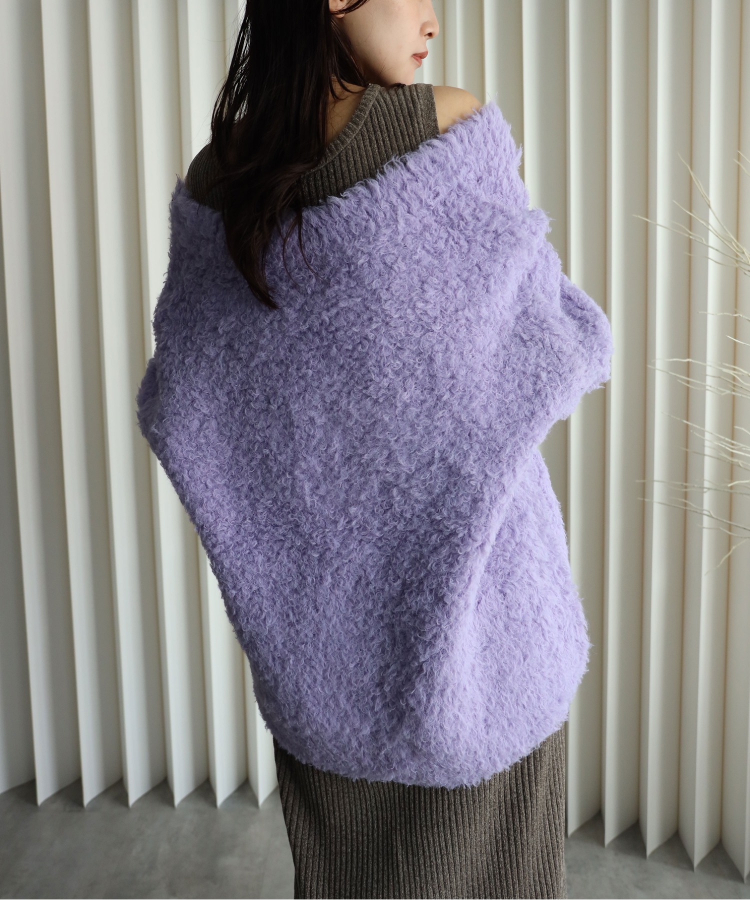 model：164cm. 着用サイズ：FREE