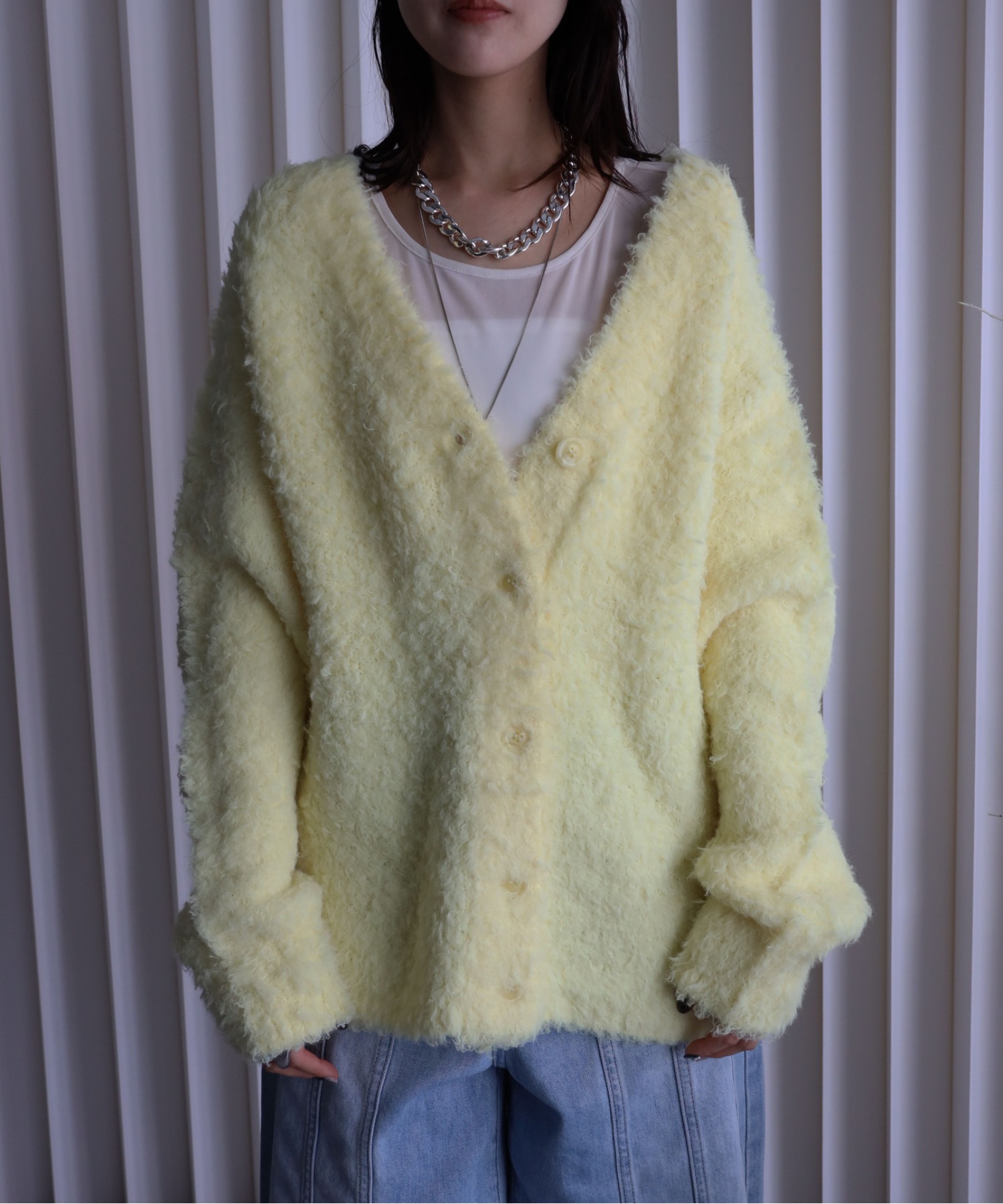 model：164cm. 着用サイズ：FREE