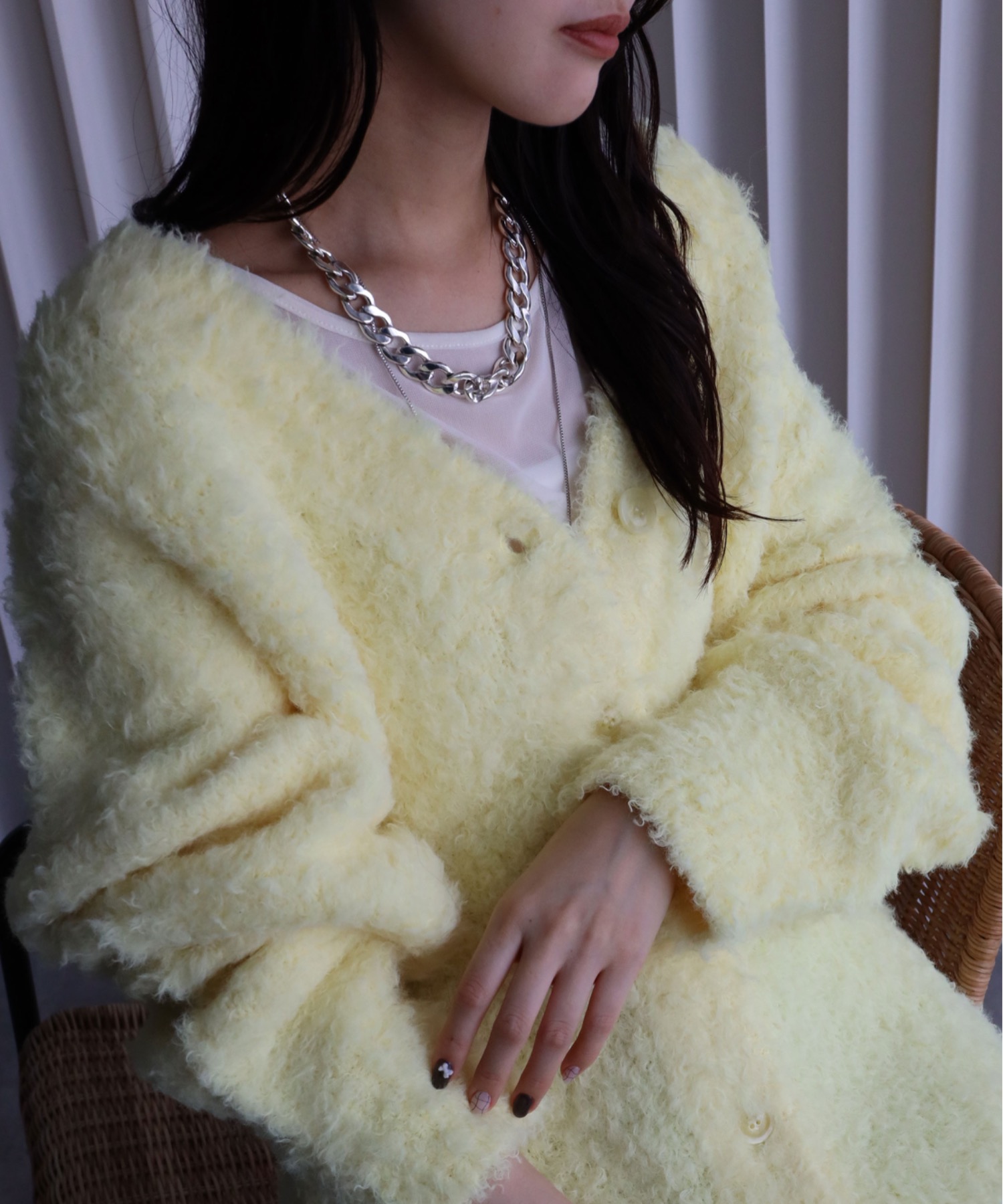 model：164cm. 着用サイズ：FREE