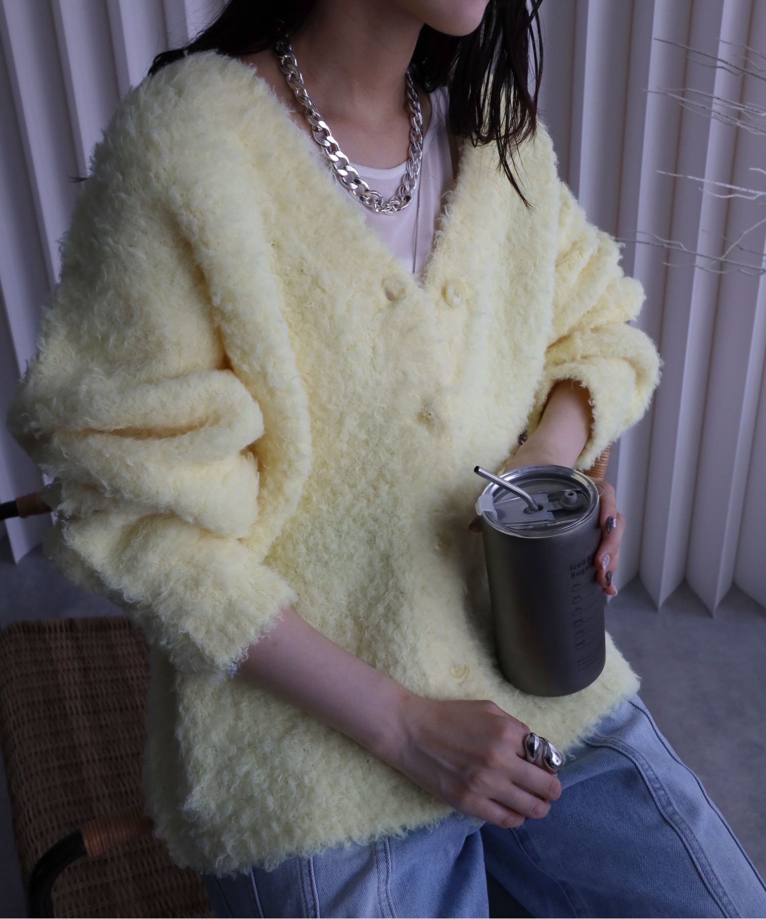 model：164cm. 着用サイズ：FREE