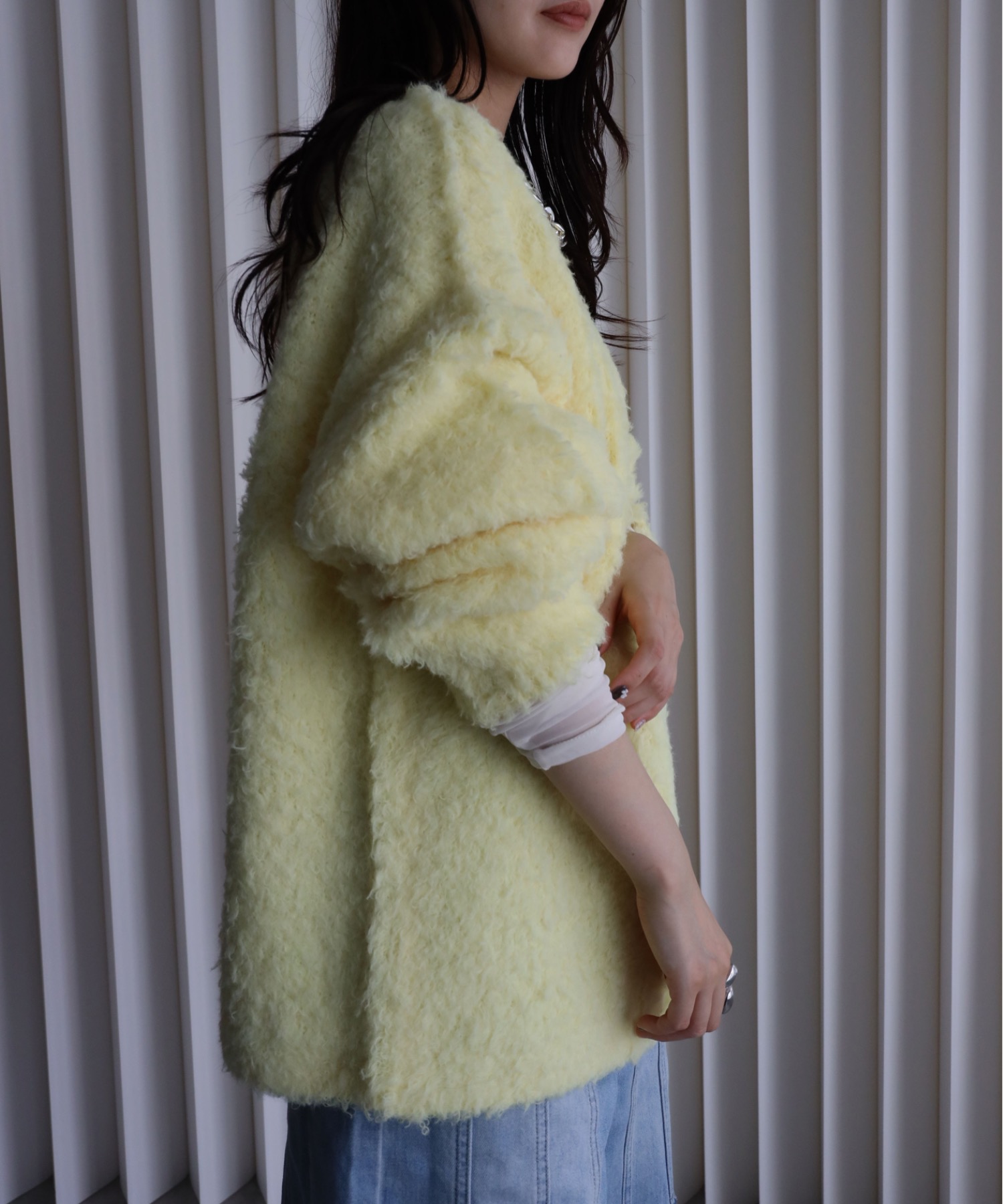 model：164cm. 着用サイズ：FREE