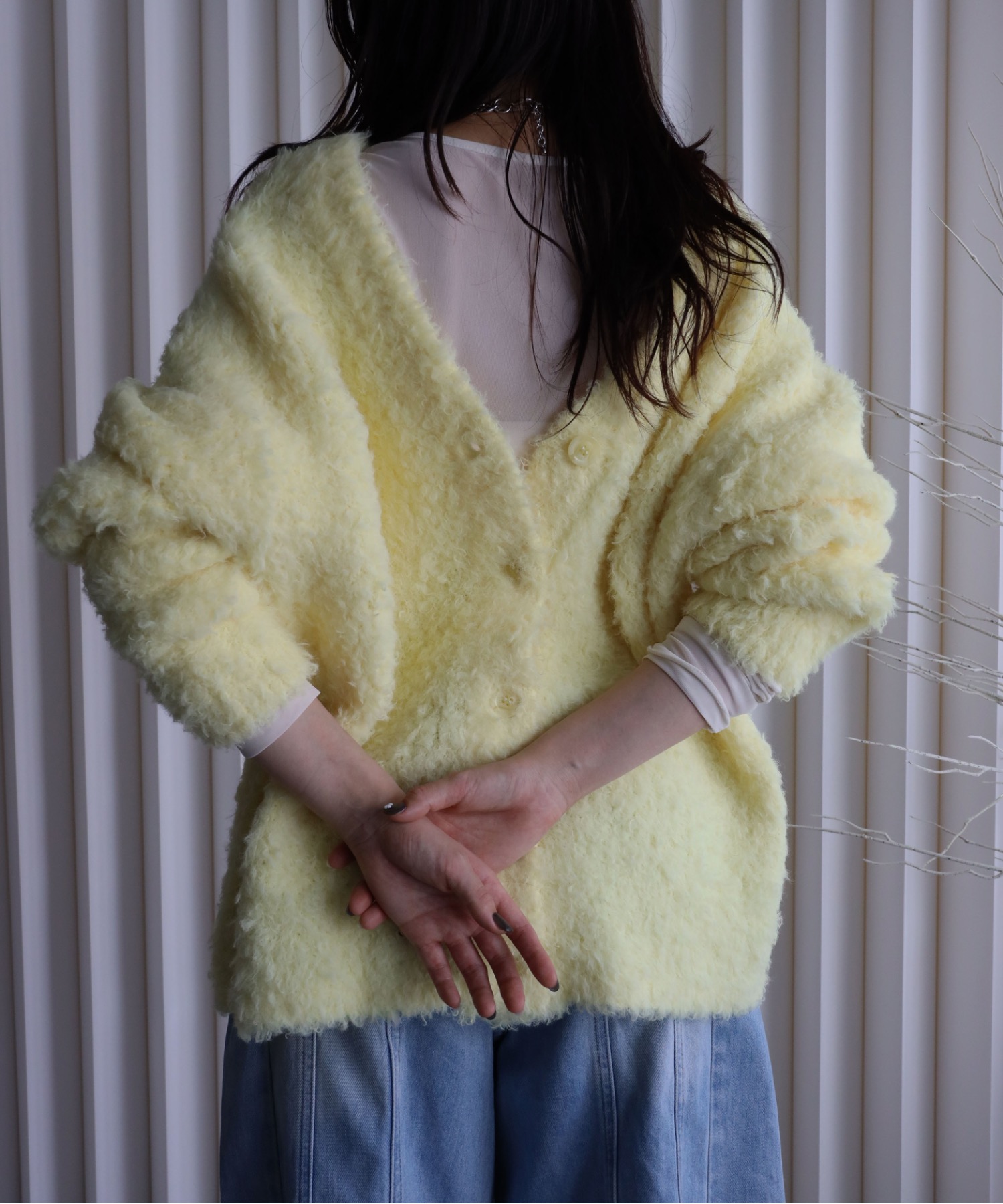model：164cm. 着用サイズ：FREE