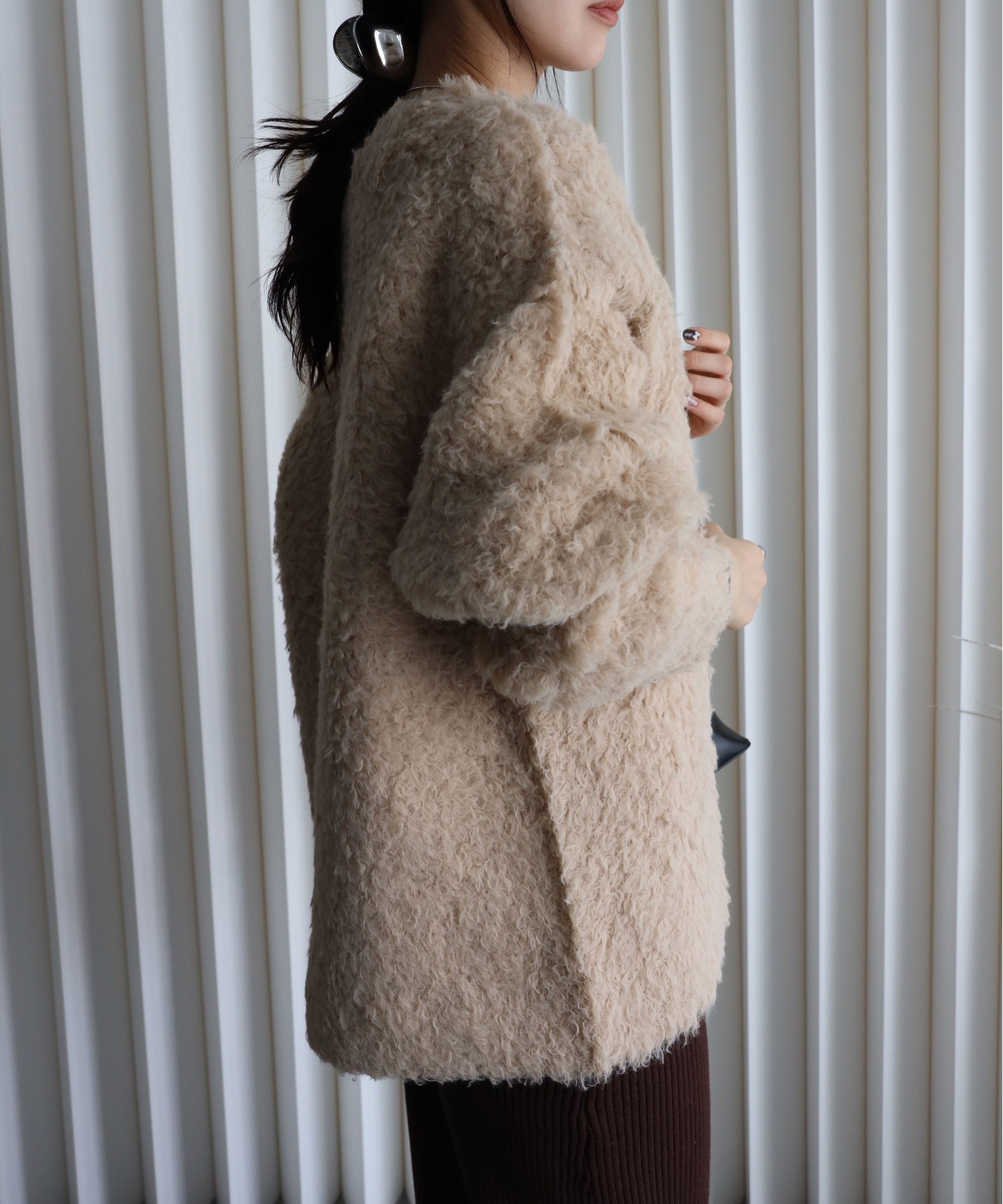model：164cm. 着用サイズ：FREE