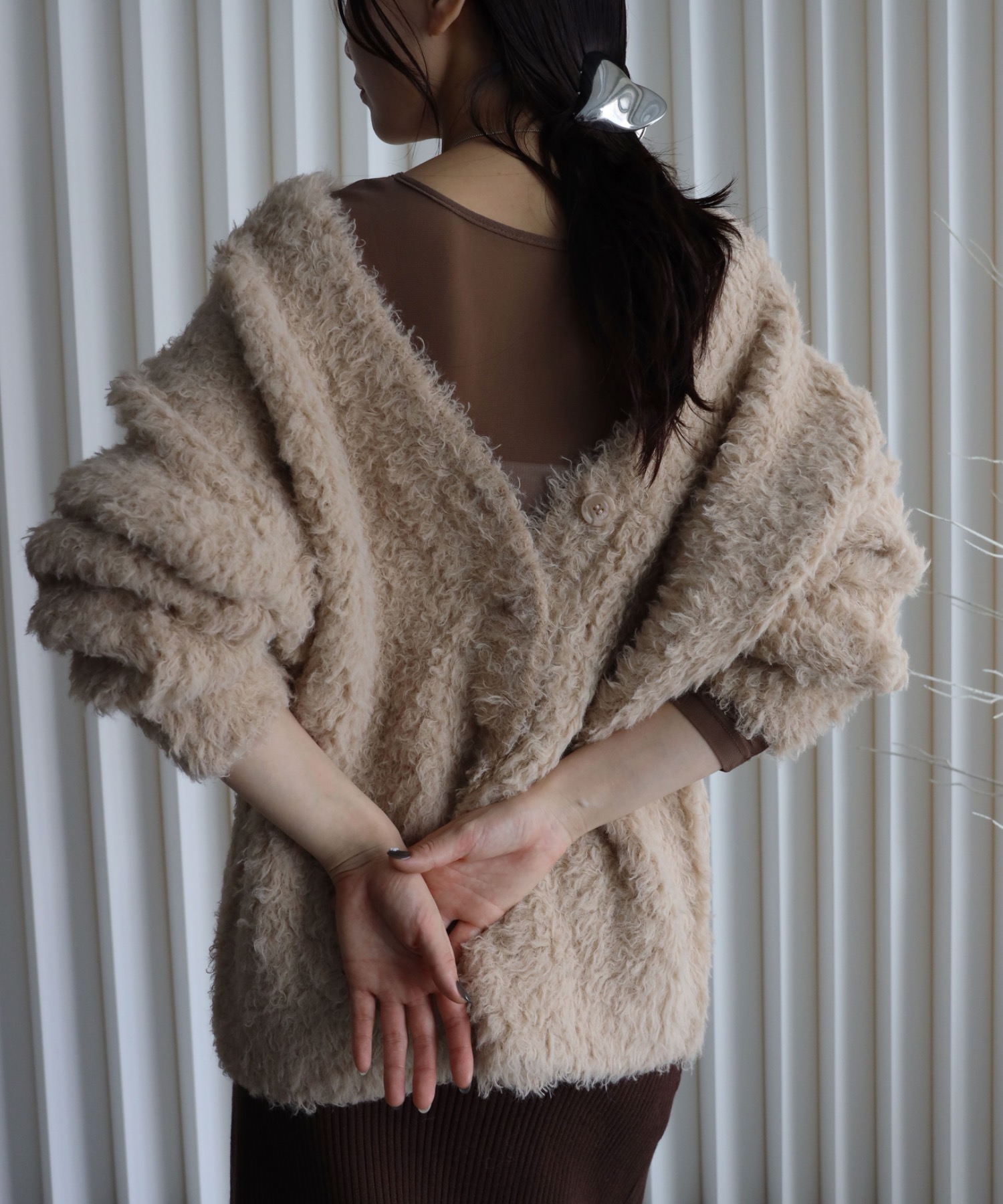 model：164cm. 着用サイズ：FREE