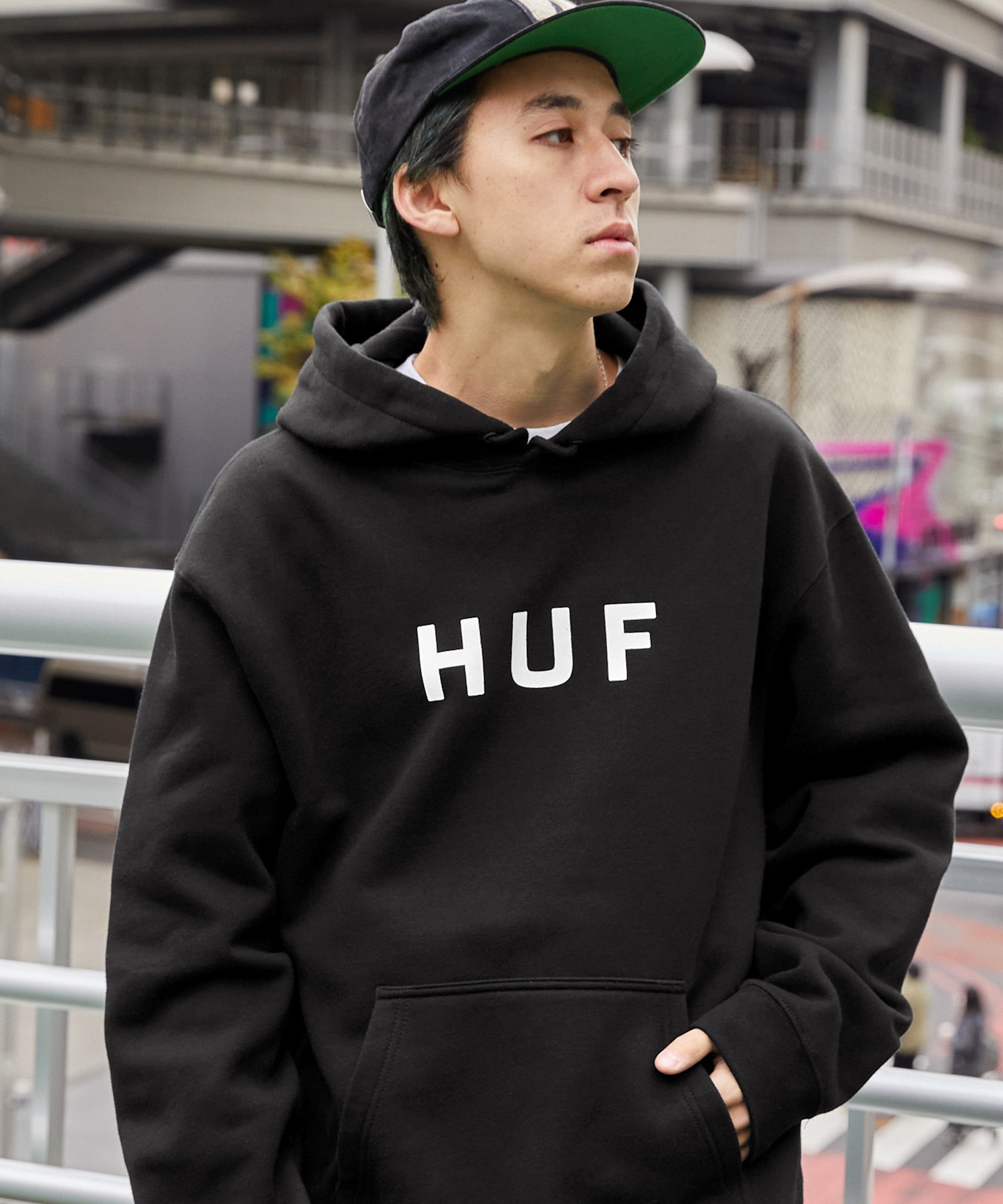 Huf プルオーバー パーカー - パーカー