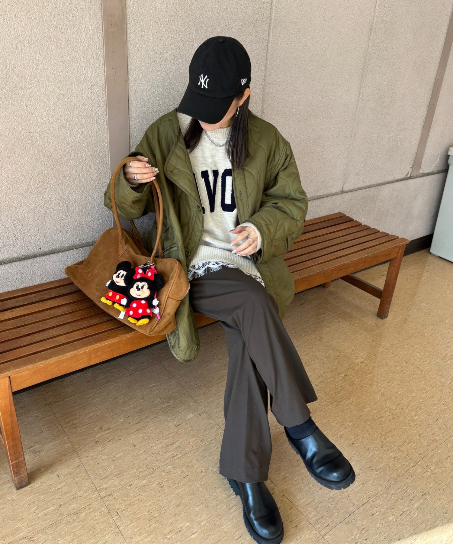 model：H156 着用サイズ：FREE