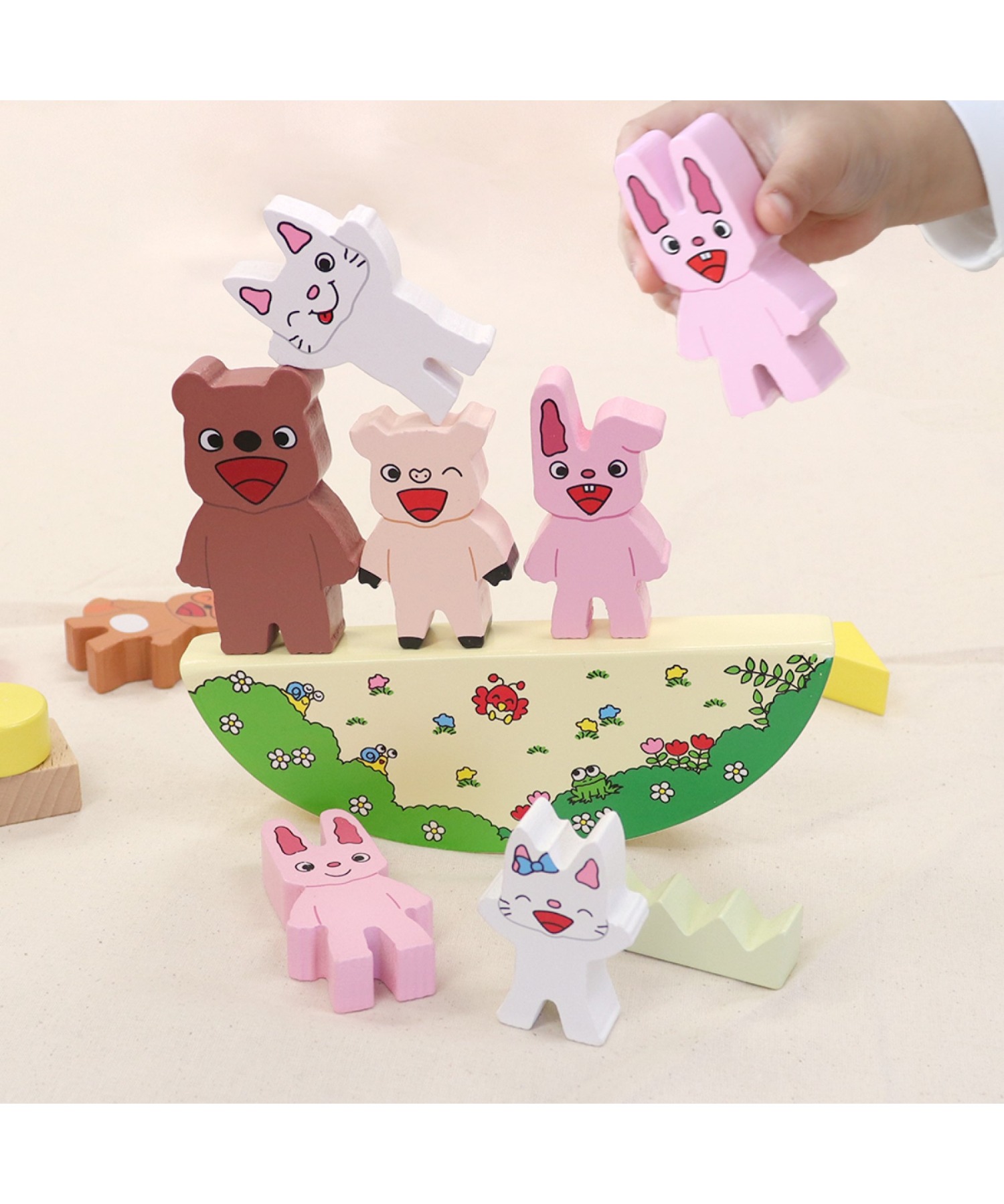 親子の時間研究所 絵本のつみき プレイセット ノンタンシリーズ