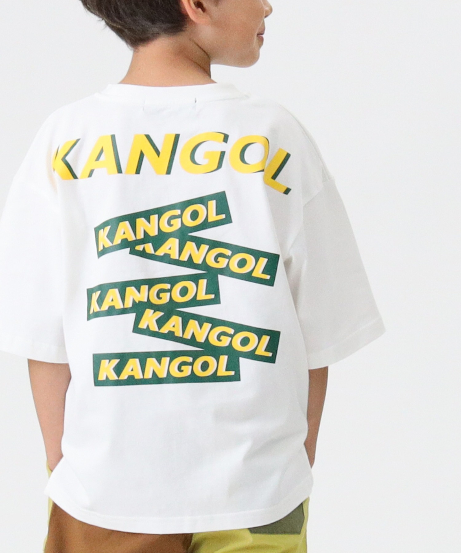 メイルオーダー KANGOL 本物新品保証 KIDS バックプリントTシャツ