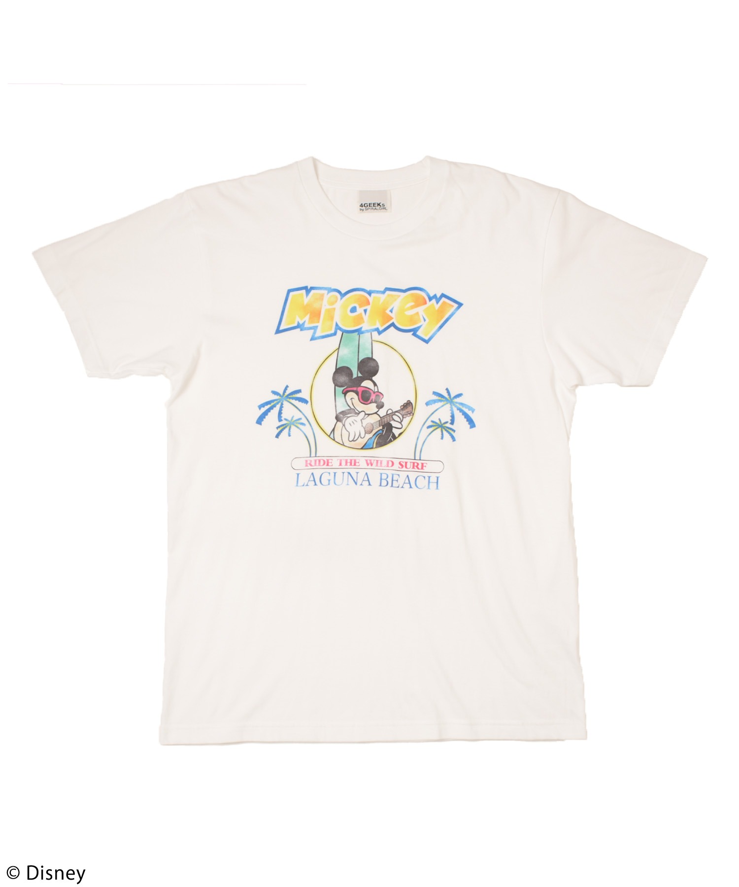 Disney/ディズニー/ミッキーマウス】ヴィンテージ風ピグメントT