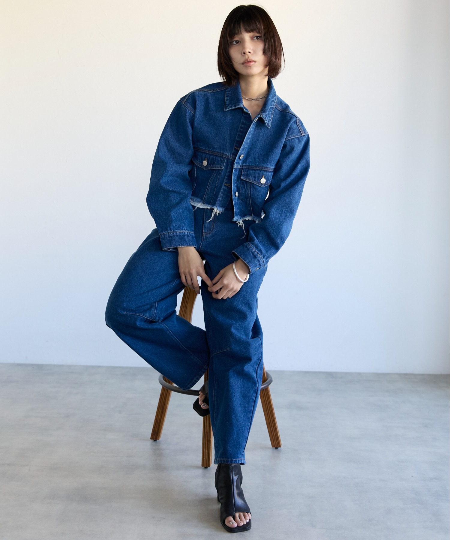 モデル身長:160cm　サイズ:FREE