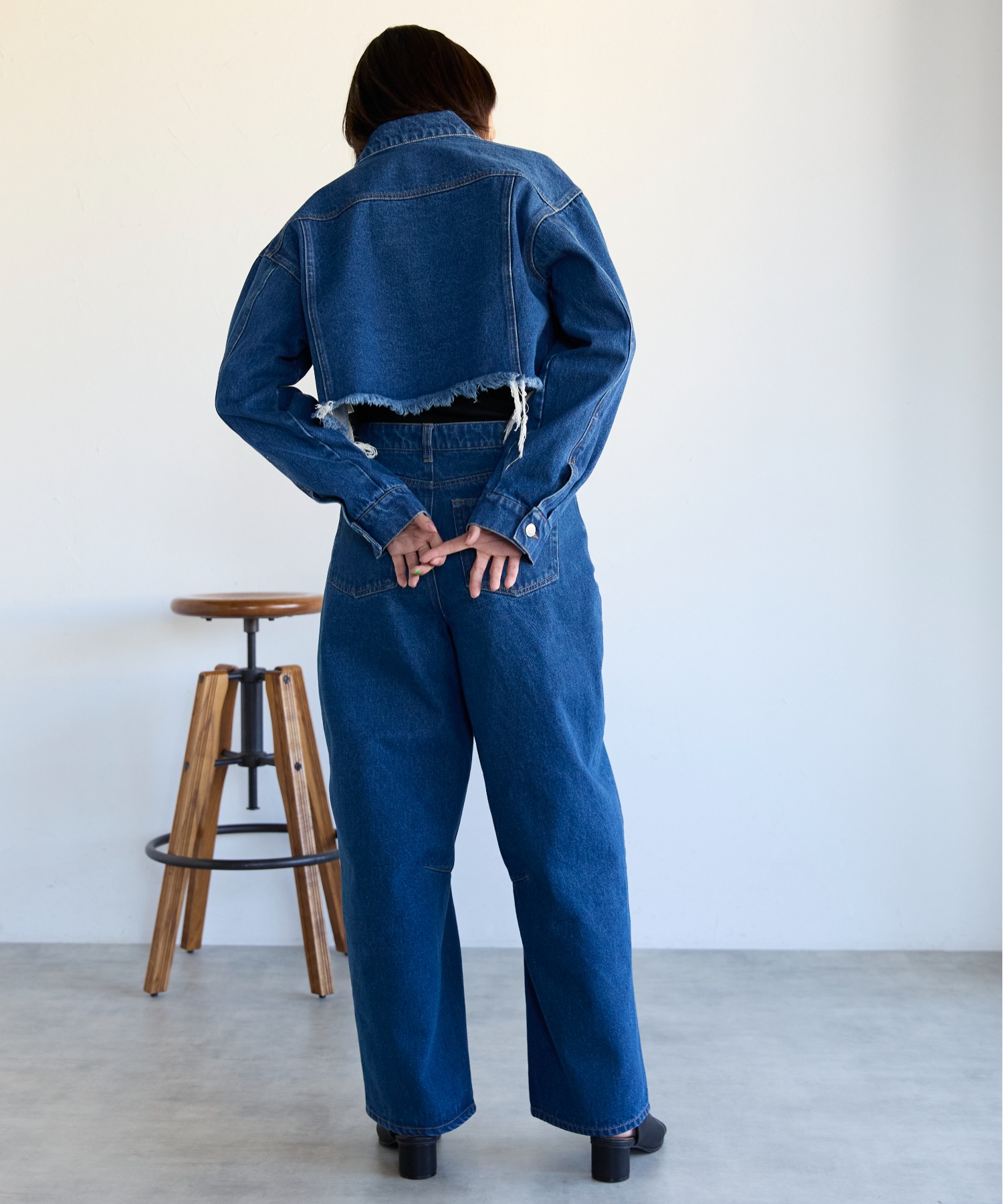 モデル身長:160cm　サイズ:FREE