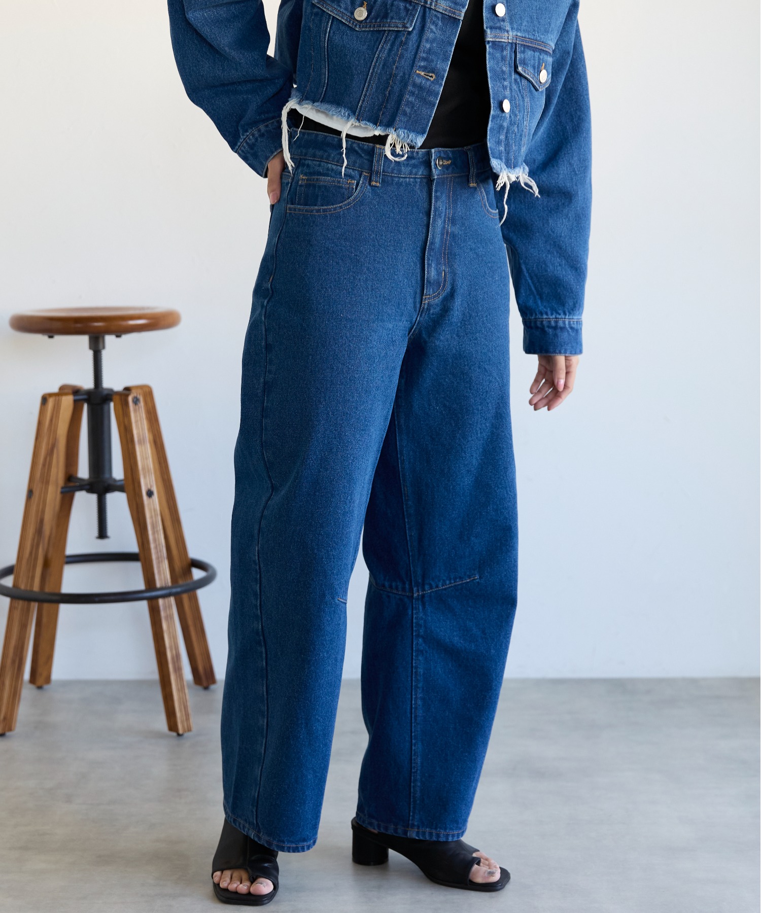 モデル身長:160cm　サイズ:FREE
