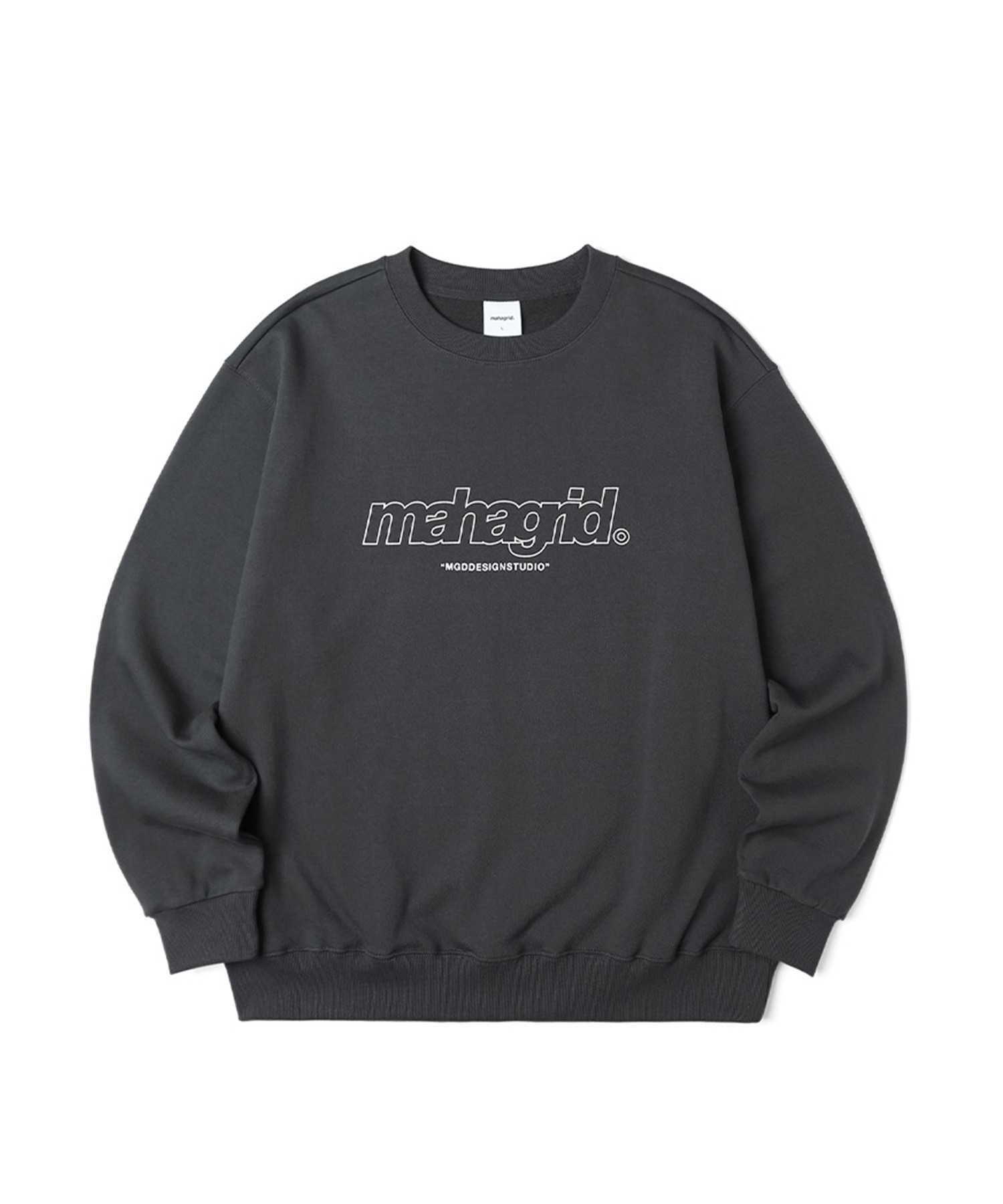 mahagrid/マハグリッド』THIRD LOGO CREWNECK/サードロゴクルーネック スウェットシャツ トレーナー mahagrid│A'GEM/9×.KOM【公式】｜韓国・ストリートブランド通販サイト  エージェムナイン ドットケーオーエム