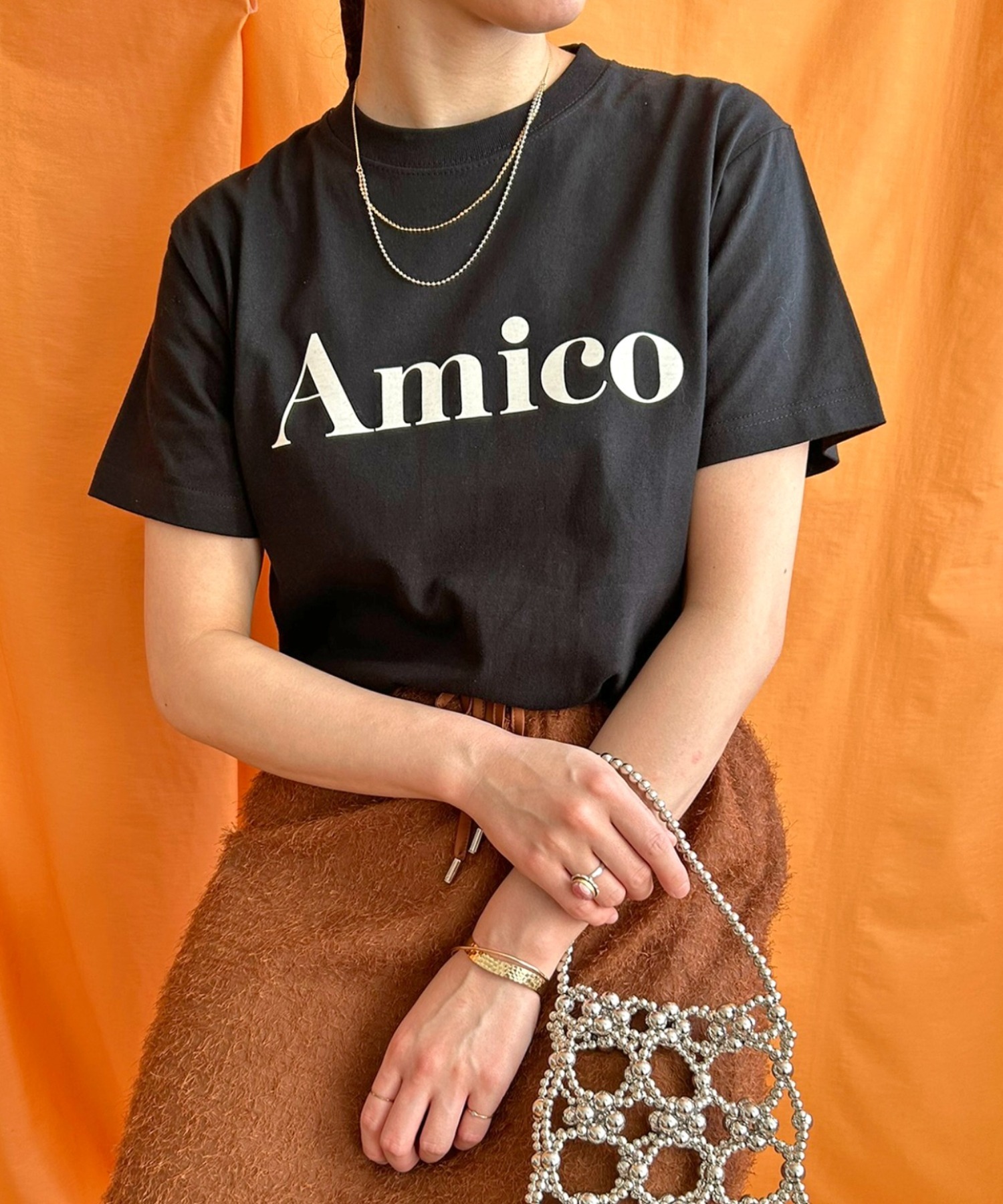 トップス maico Mame Kurogouchi マメクロゴウチ Multi Plaid Geometric Knit
