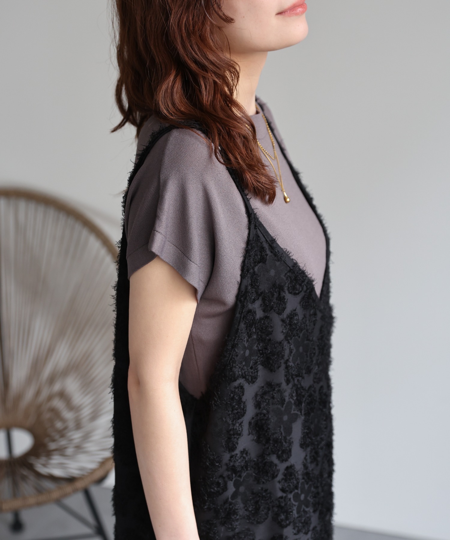 model：156cm 着用サイズ：FREE