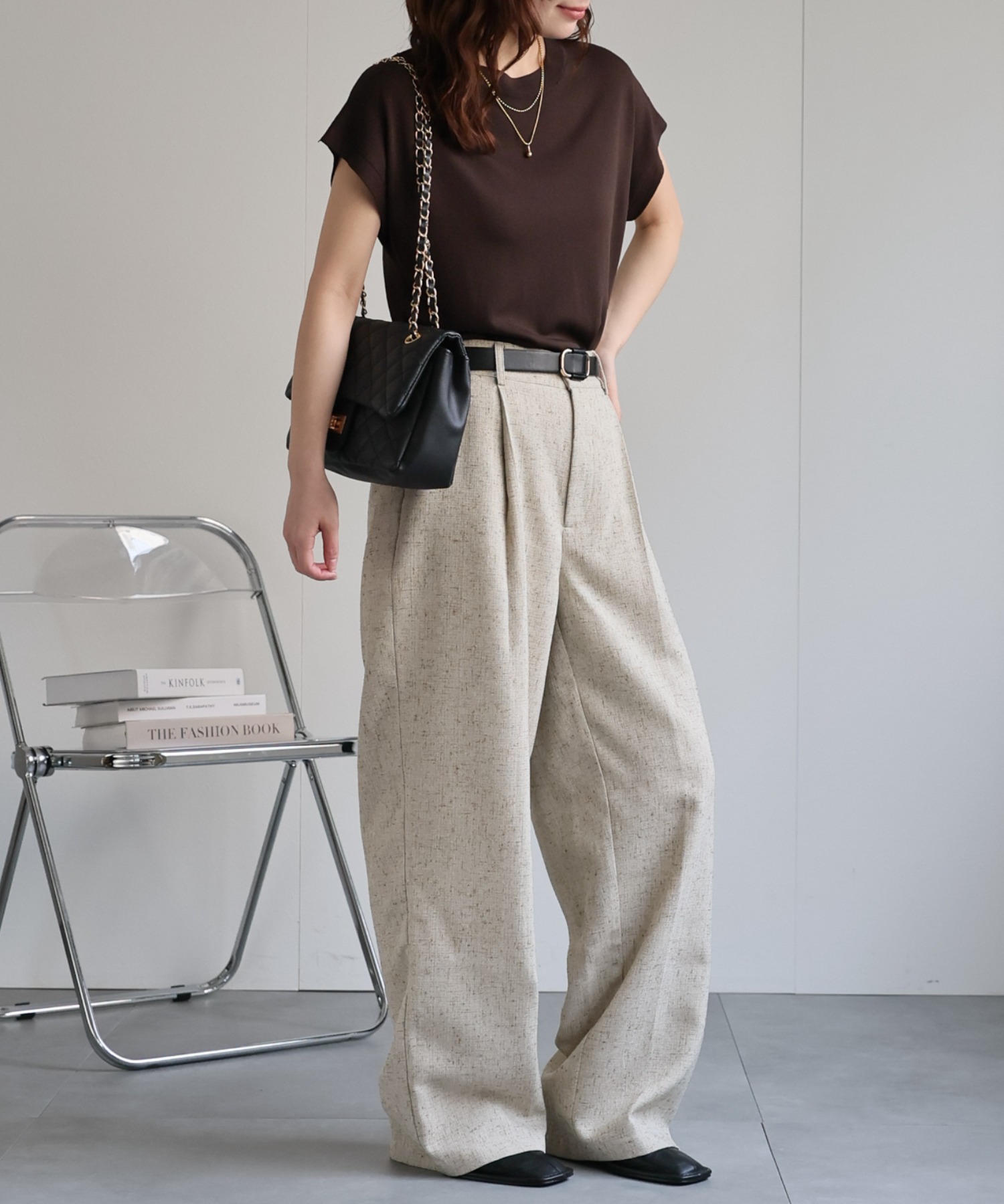model：156cm 着用サイズ：FREE
